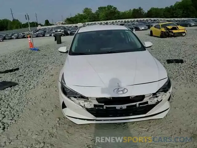 13 fotografías del automóvil dañado 5NPLM4AG5MH039616 HYUNDAI ELANTRA 2021