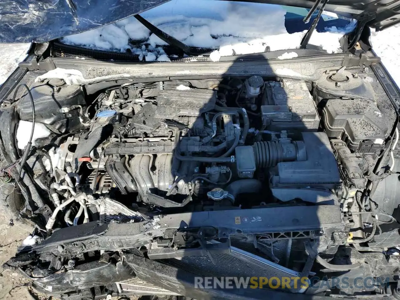 11 fotografías del automóvil dañado 5NPLM4AG5MH040636 HYUNDAI ELANTRA 2021