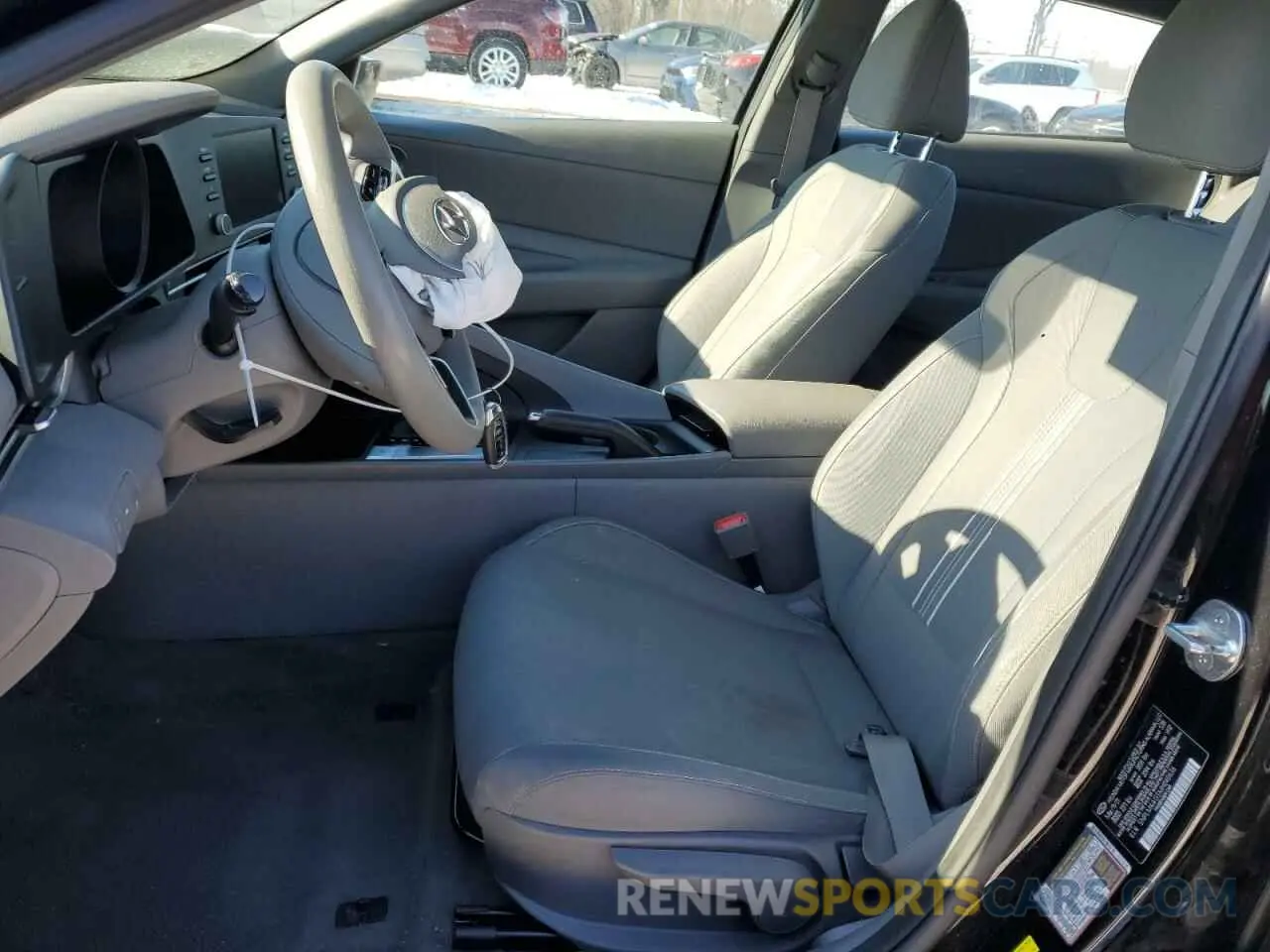 7 fotografías del automóvil dañado 5NPLM4AG5MH040636 HYUNDAI ELANTRA 2021