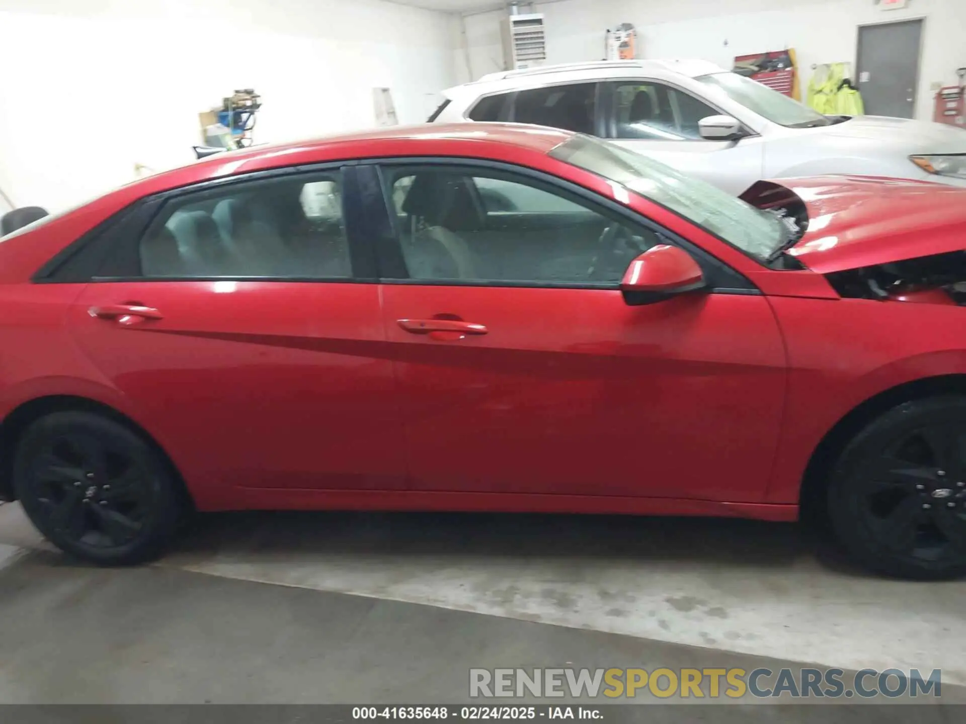 14 fotografías del automóvil dañado 5NPLM4AG5MH040992 HYUNDAI ELANTRA 2021