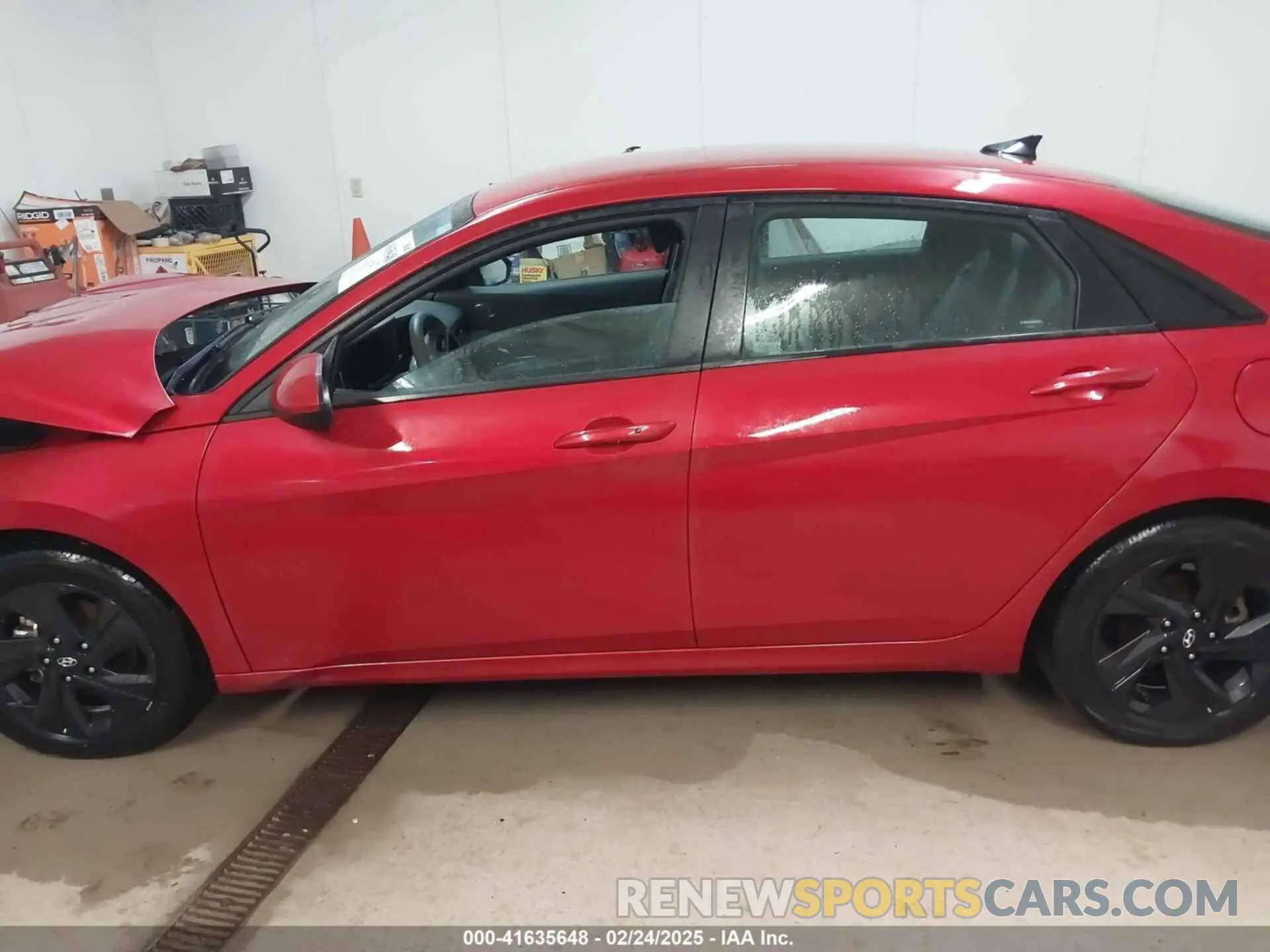 15 fotografías del automóvil dañado 5NPLM4AG5MH040992 HYUNDAI ELANTRA 2021