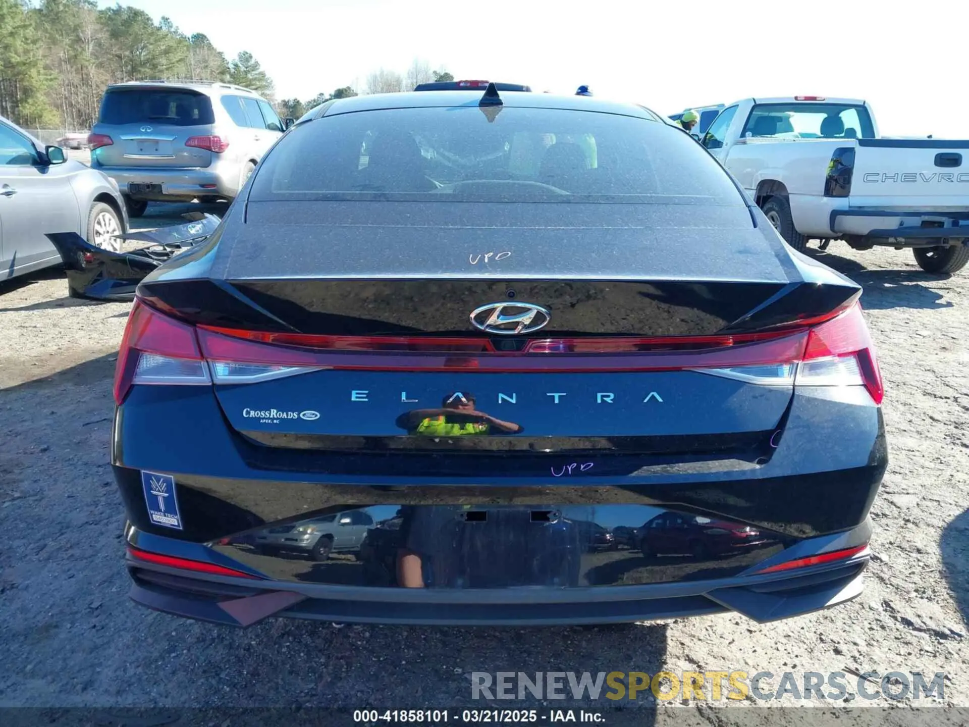 16 fotografías del automóvil dañado 5NPLM4AG6MH001022 HYUNDAI ELANTRA 2021