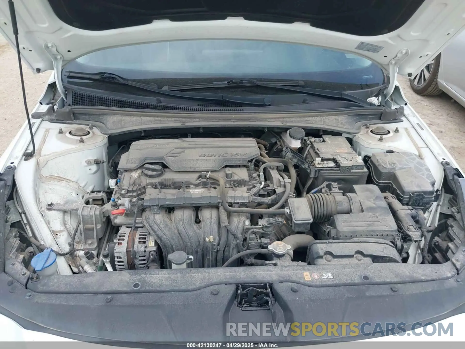 10 fotografías del automóvil dañado 5NPLM4AG6MH002610 HYUNDAI ELANTRA 2021