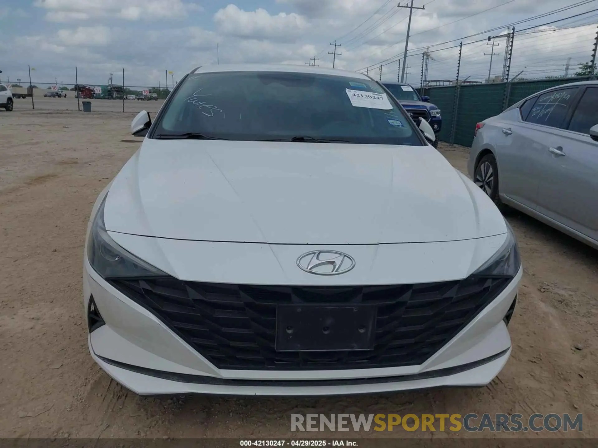 6 fotografías del automóvil dañado 5NPLM4AG6MH002610 HYUNDAI ELANTRA 2021