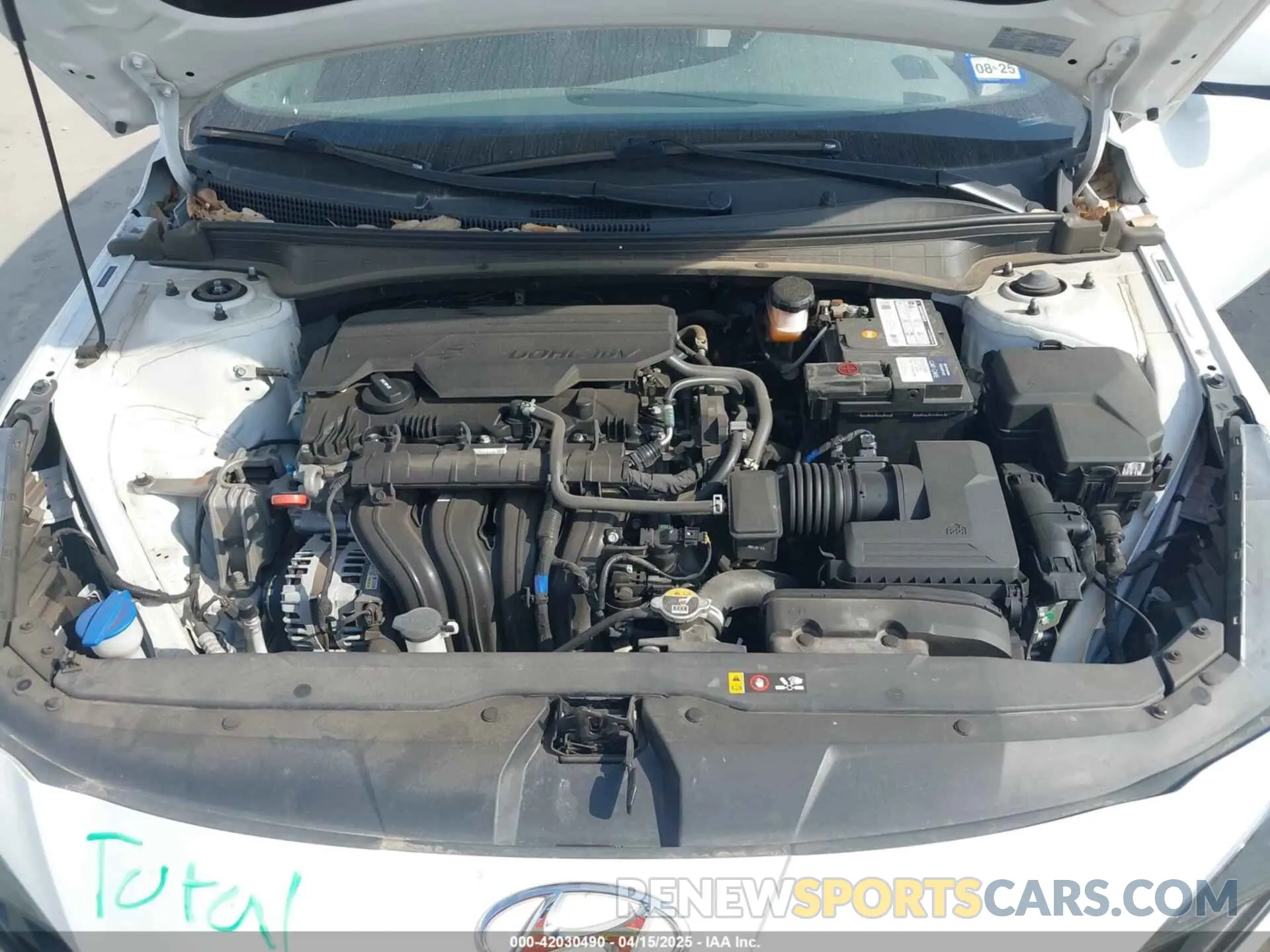 10 fotografías del automóvil dañado 5NPLM4AG6MH052410 HYUNDAI ELANTRA 2021