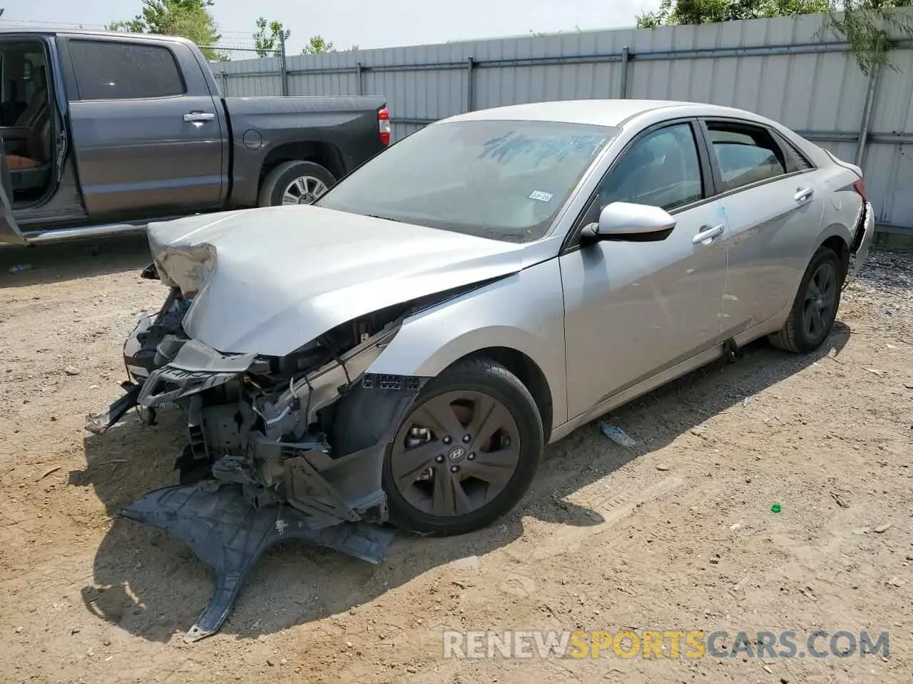 1 fotografías del automóvil dañado 5NPLM4AG7MH011459 HYUNDAI ELANTRA 2021