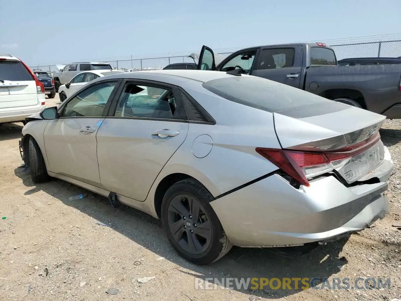 2 fotografías del automóvil dañado 5NPLM4AG7MH011459 HYUNDAI ELANTRA 2021