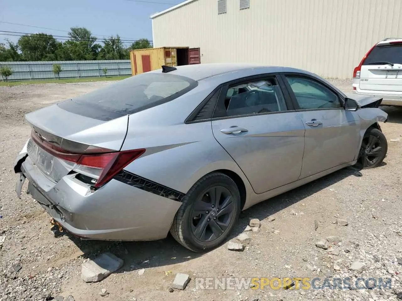 3 fotografías del automóvil dañado 5NPLM4AG7MH011459 HYUNDAI ELANTRA 2021