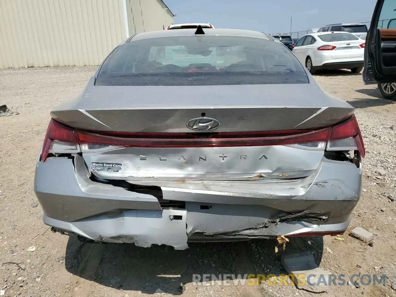 6 fotografías del automóvil dañado 5NPLM4AG7MH011459 HYUNDAI ELANTRA 2021