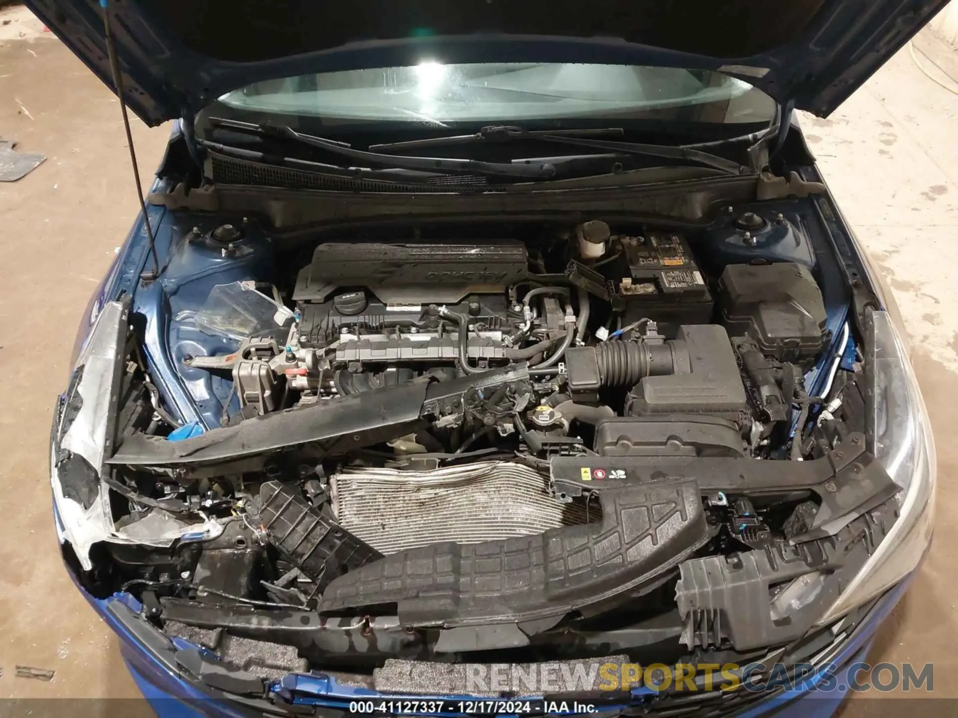 10 fotografías del automóvil dañado 5NPLM4AG7MH017746 HYUNDAI ELANTRA 2021