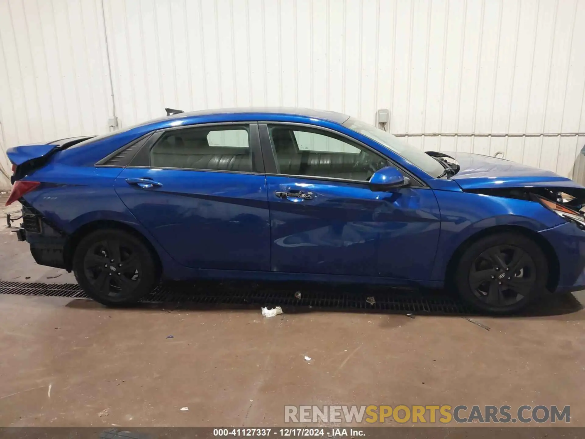 14 fotografías del automóvil dañado 5NPLM4AG7MH017746 HYUNDAI ELANTRA 2021