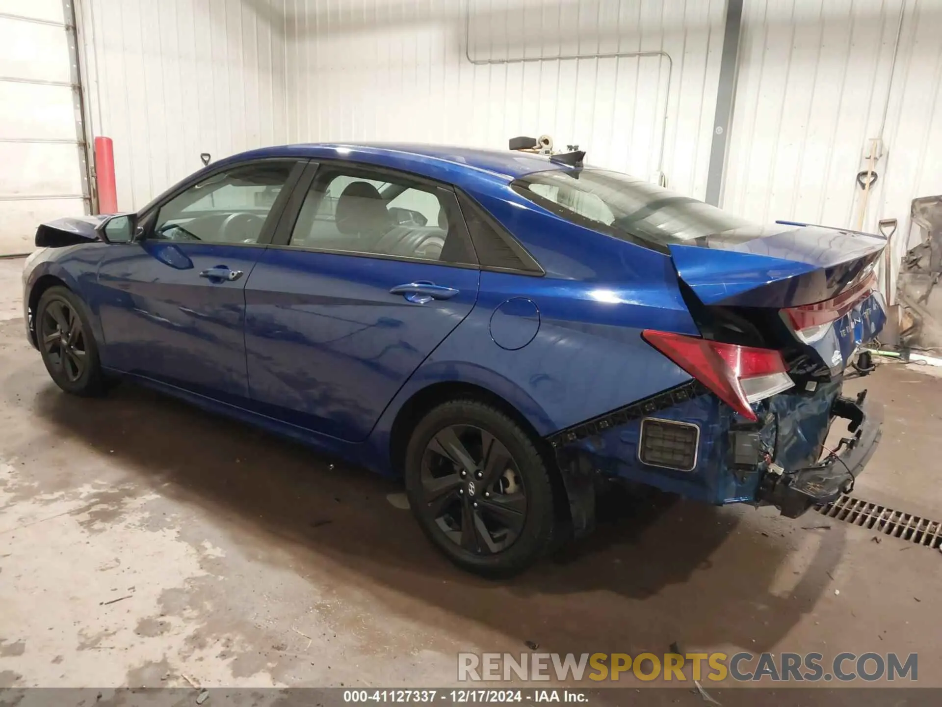 3 fotografías del automóvil dañado 5NPLM4AG7MH017746 HYUNDAI ELANTRA 2021