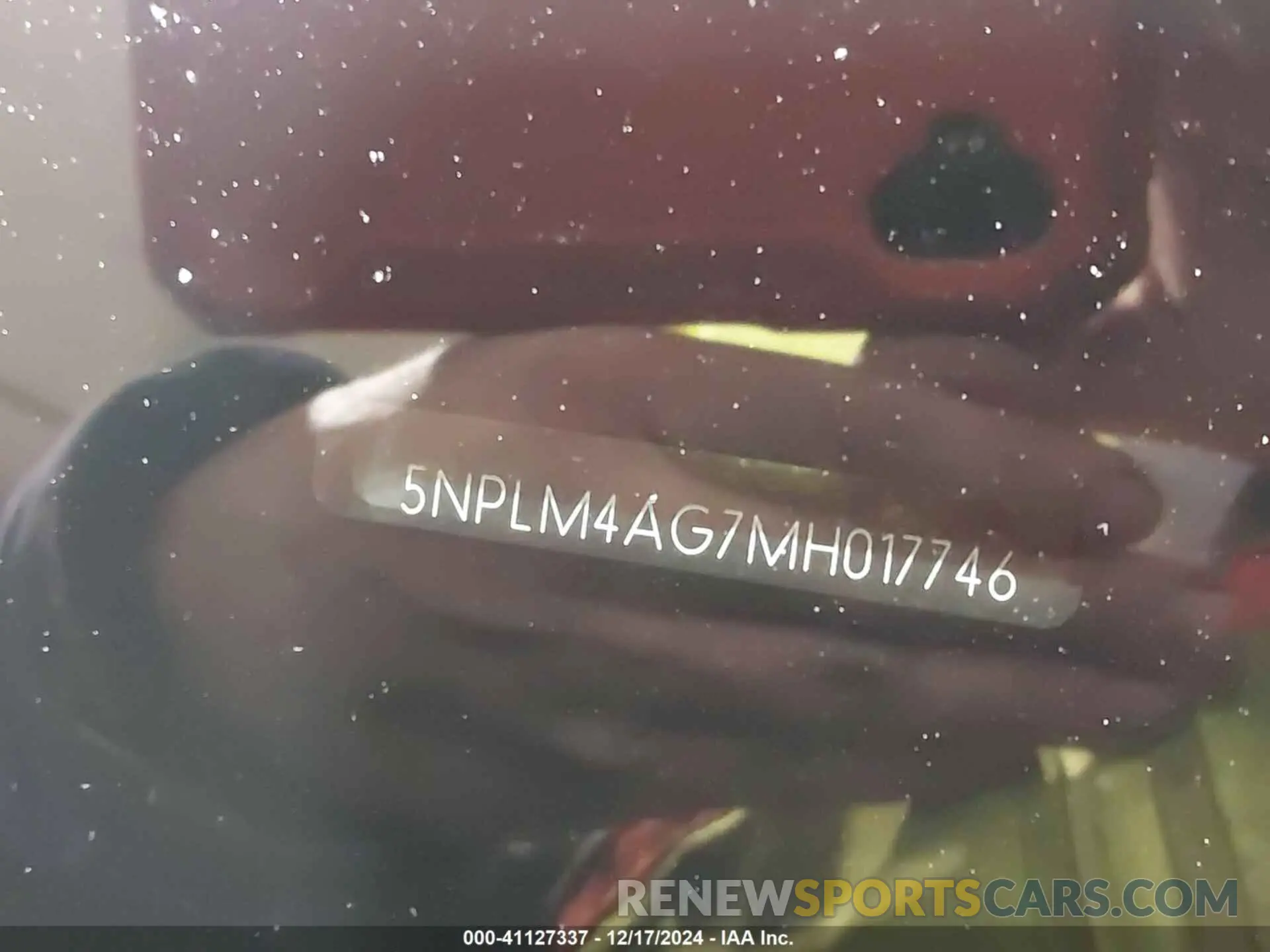 9 fotografías del automóvil dañado 5NPLM4AG7MH017746 HYUNDAI ELANTRA 2021