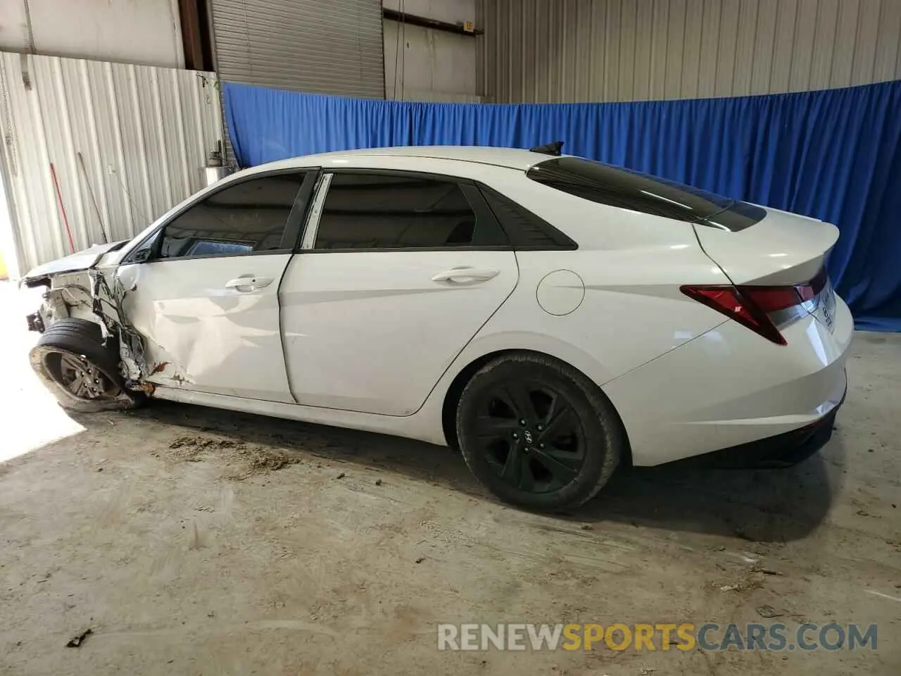 2 fotografías del automóvil dañado 5NPLM4AG7MH037334 HYUNDAI ELANTRA 2021