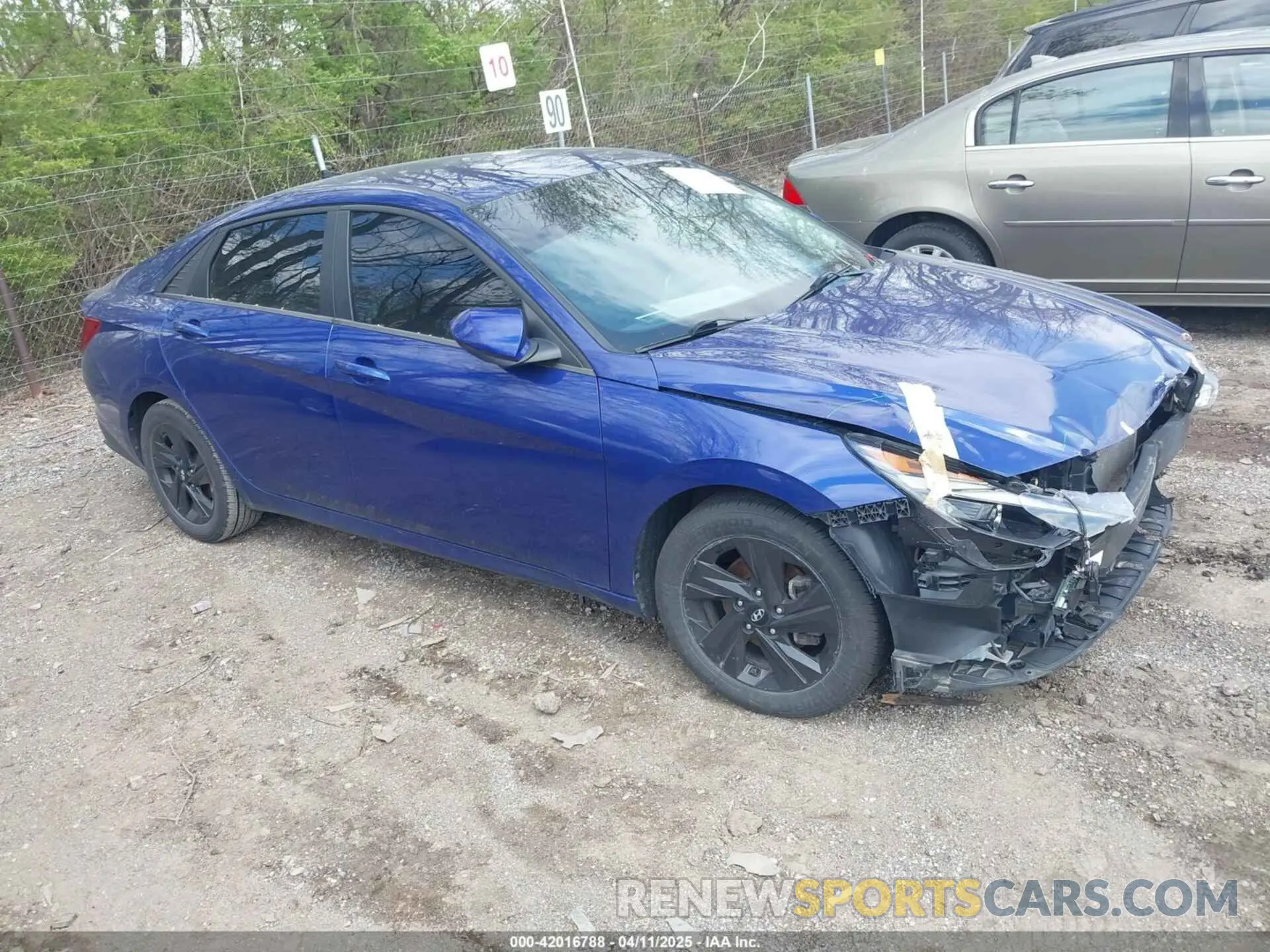1 fotografías del automóvil dañado 5NPLM4AG7MH045336 HYUNDAI ELANTRA 2021