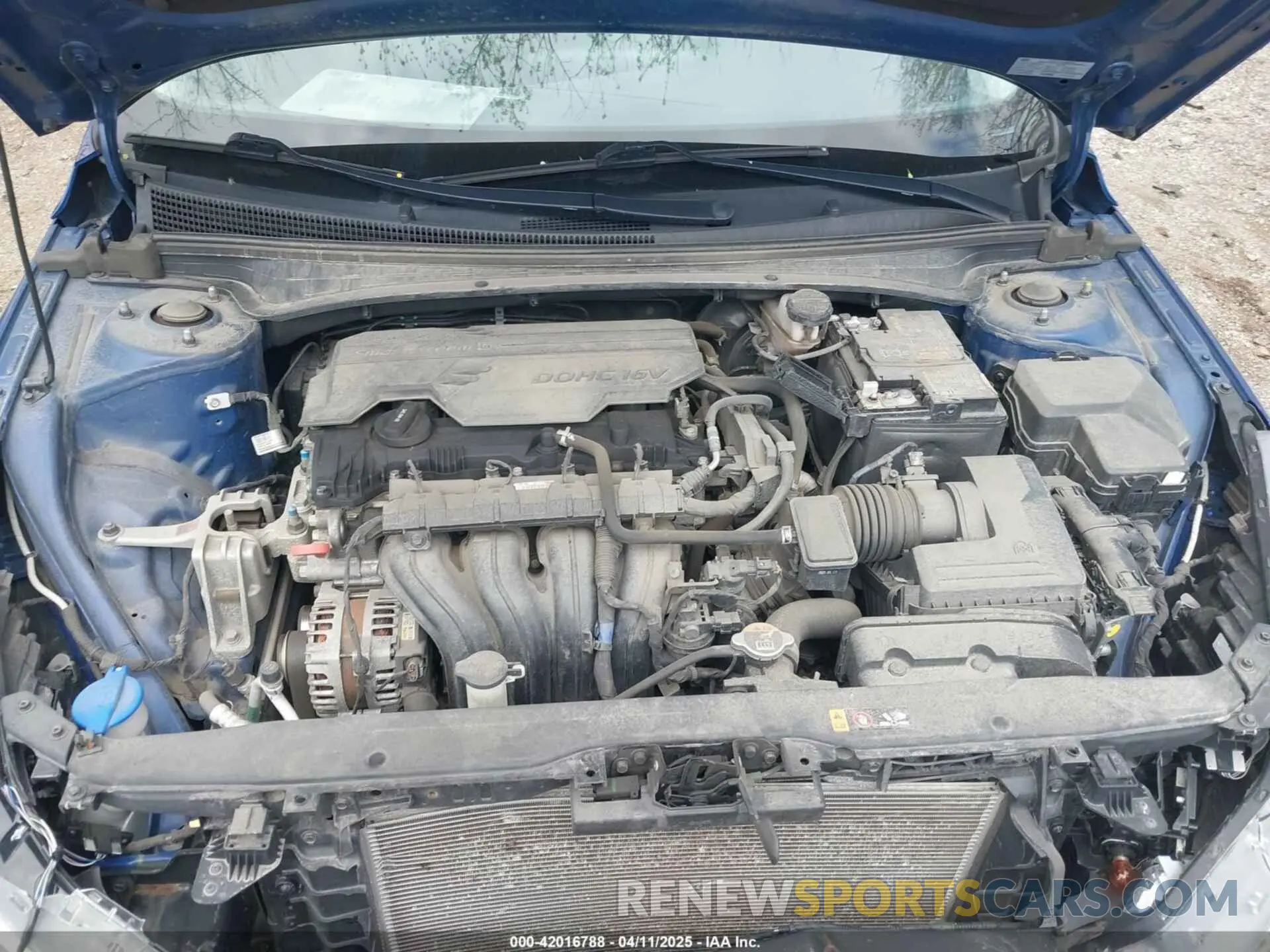 10 fotografías del automóvil dañado 5NPLM4AG7MH045336 HYUNDAI ELANTRA 2021