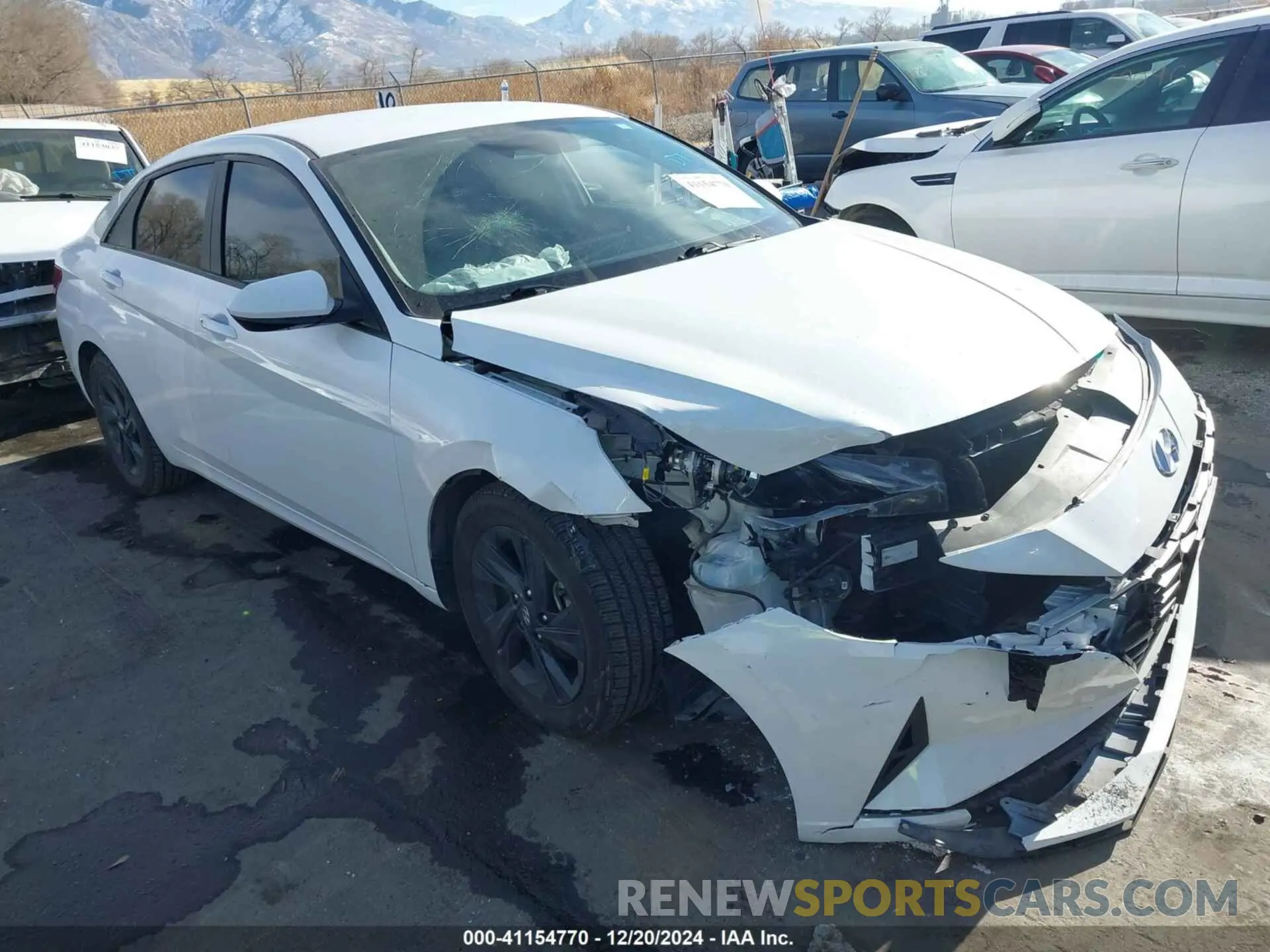 1 fotografías del automóvil dañado 5NPLM4AG8MH001152 HYUNDAI ELANTRA 2021