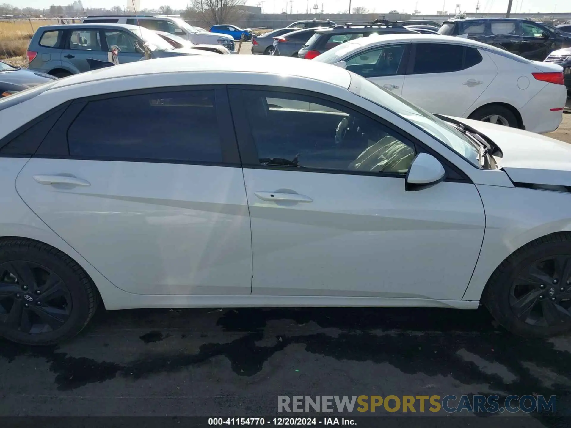 13 fotografías del automóvil dañado 5NPLM4AG8MH001152 HYUNDAI ELANTRA 2021