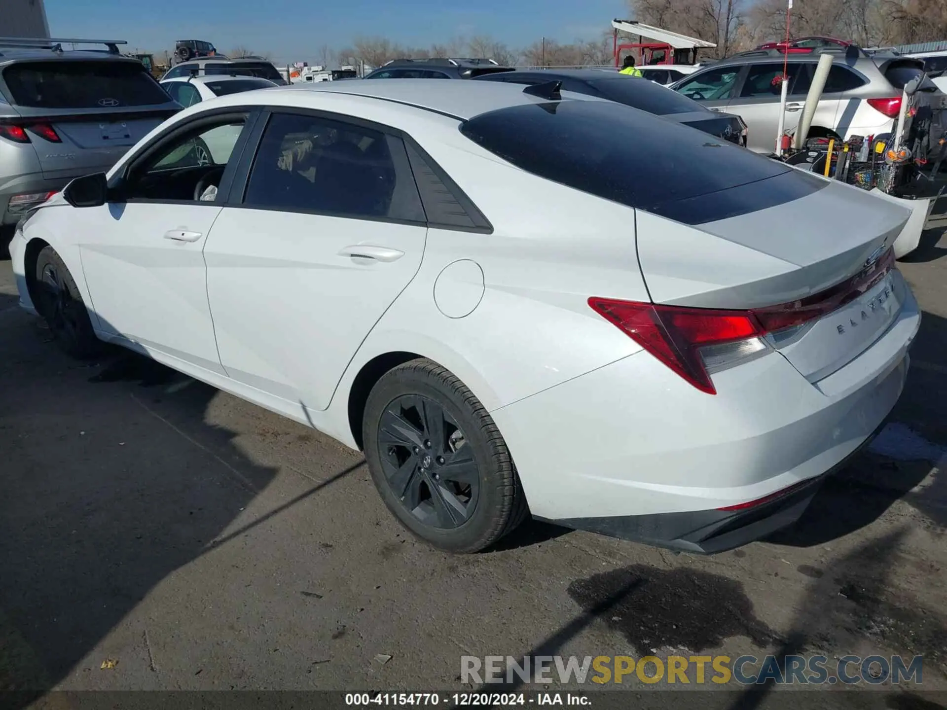 3 fotografías del automóvil dañado 5NPLM4AG8MH001152 HYUNDAI ELANTRA 2021