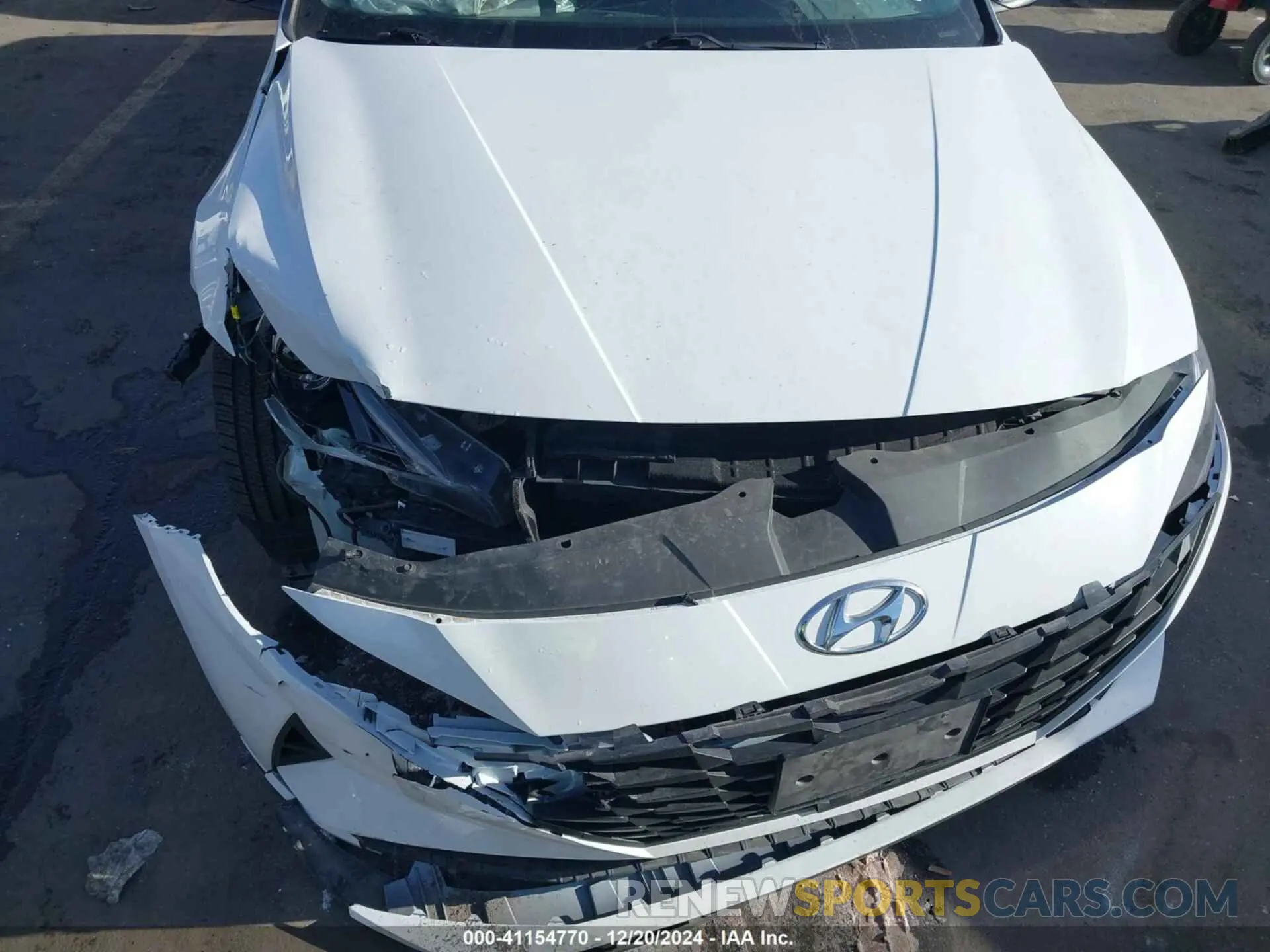 6 fotografías del automóvil dañado 5NPLM4AG8MH001152 HYUNDAI ELANTRA 2021
