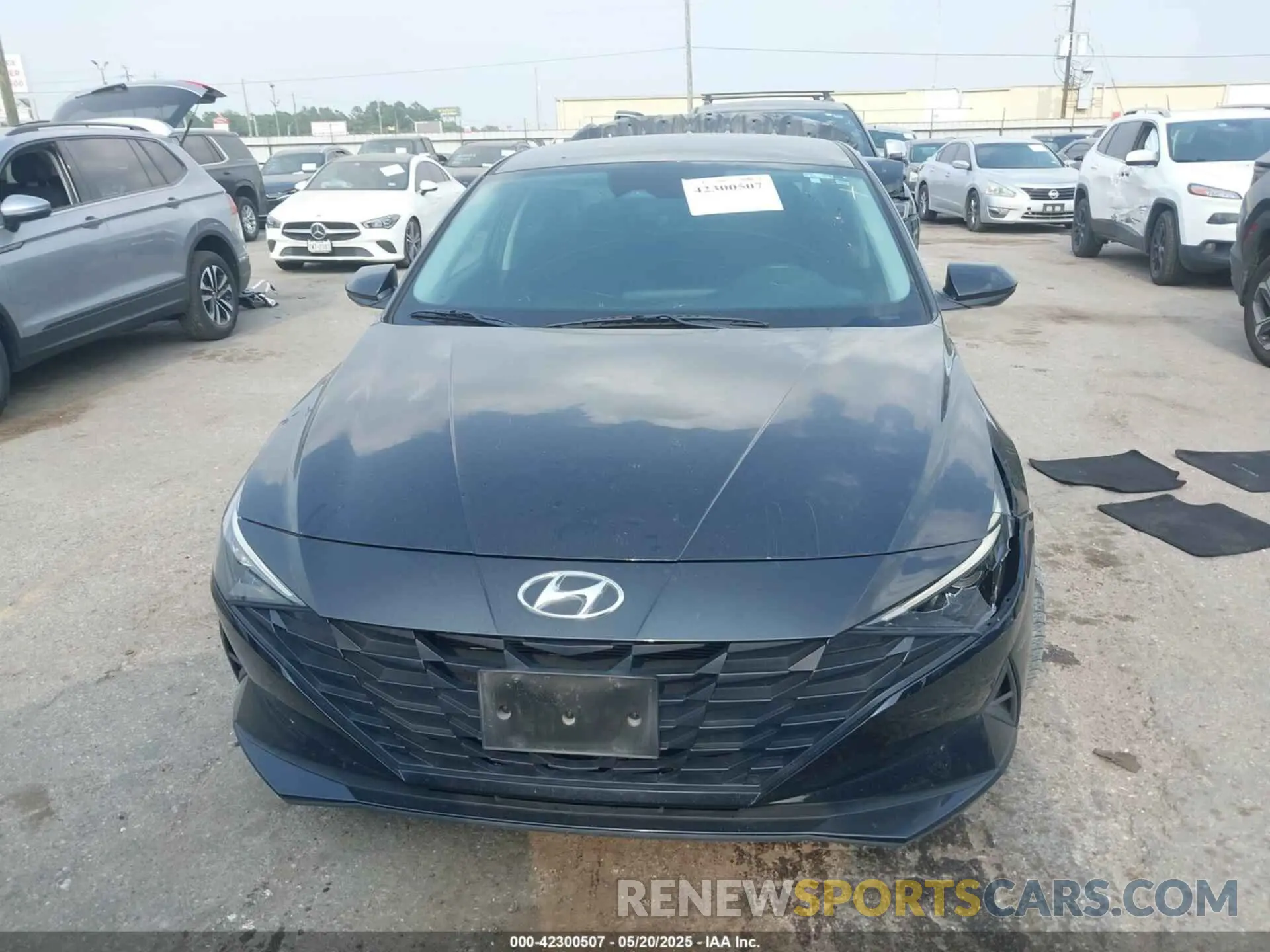 12 fotografías del automóvil dañado 5NPLM4AG8MH027833 HYUNDAI ELANTRA 2021