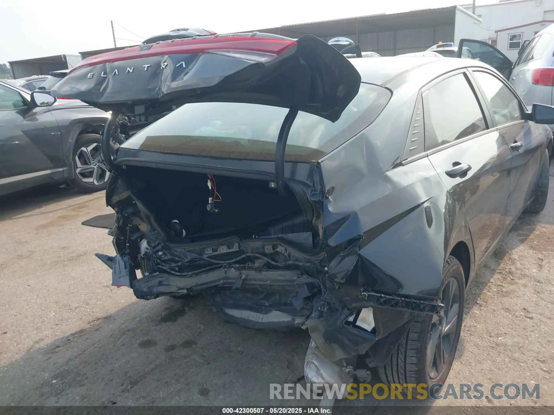 6 fotografías del automóvil dañado 5NPLM4AG8MH027833 HYUNDAI ELANTRA 2021