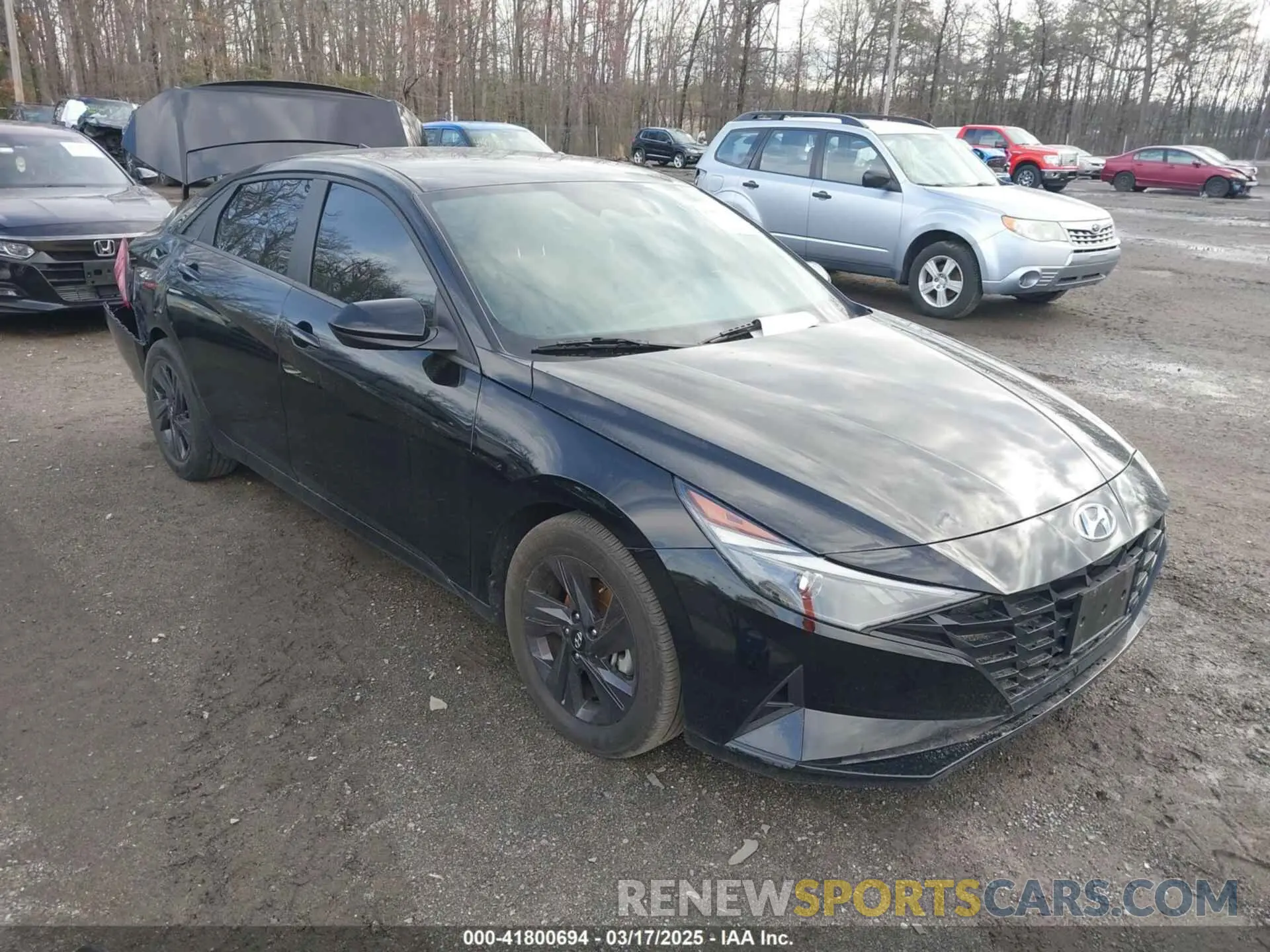 1 fotografías del automóvil dañado 5NPLM4AG8MH031333 HYUNDAI ELANTRA 2021