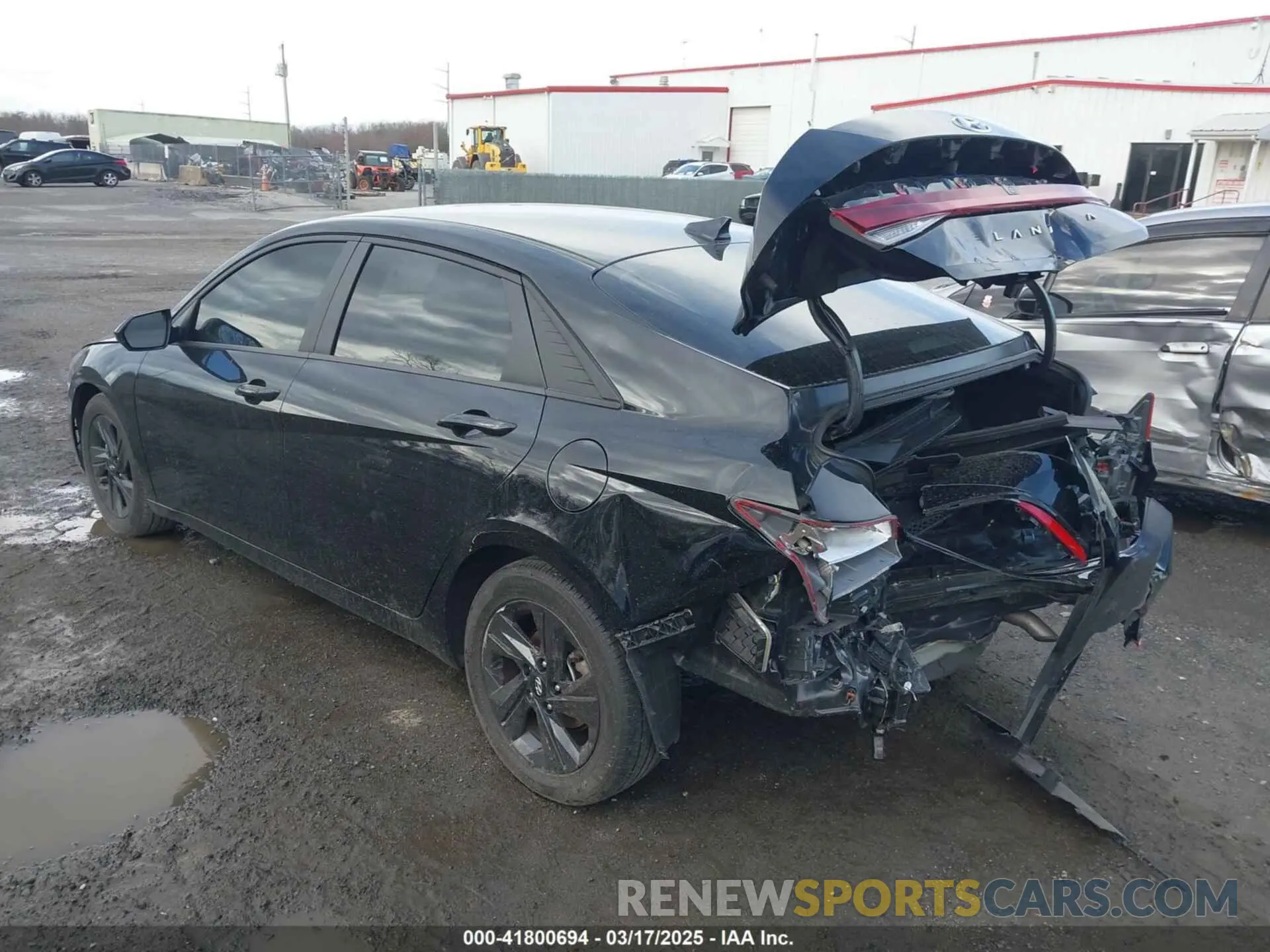 3 fotografías del automóvil dañado 5NPLM4AG8MH031333 HYUNDAI ELANTRA 2021