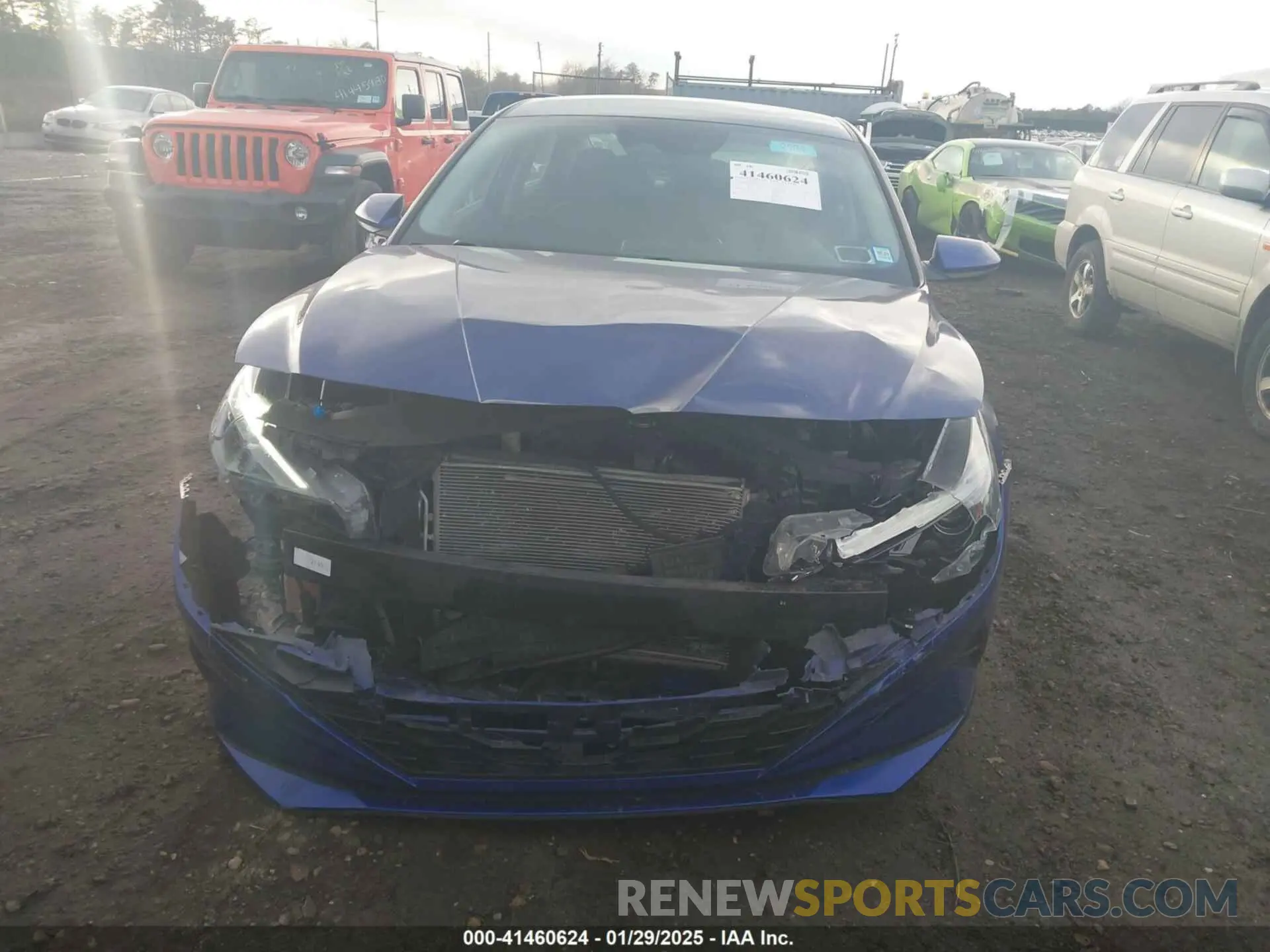 13 fotografías del automóvil dañado 5NPLM4AG8MH032708 HYUNDAI ELANTRA 2021