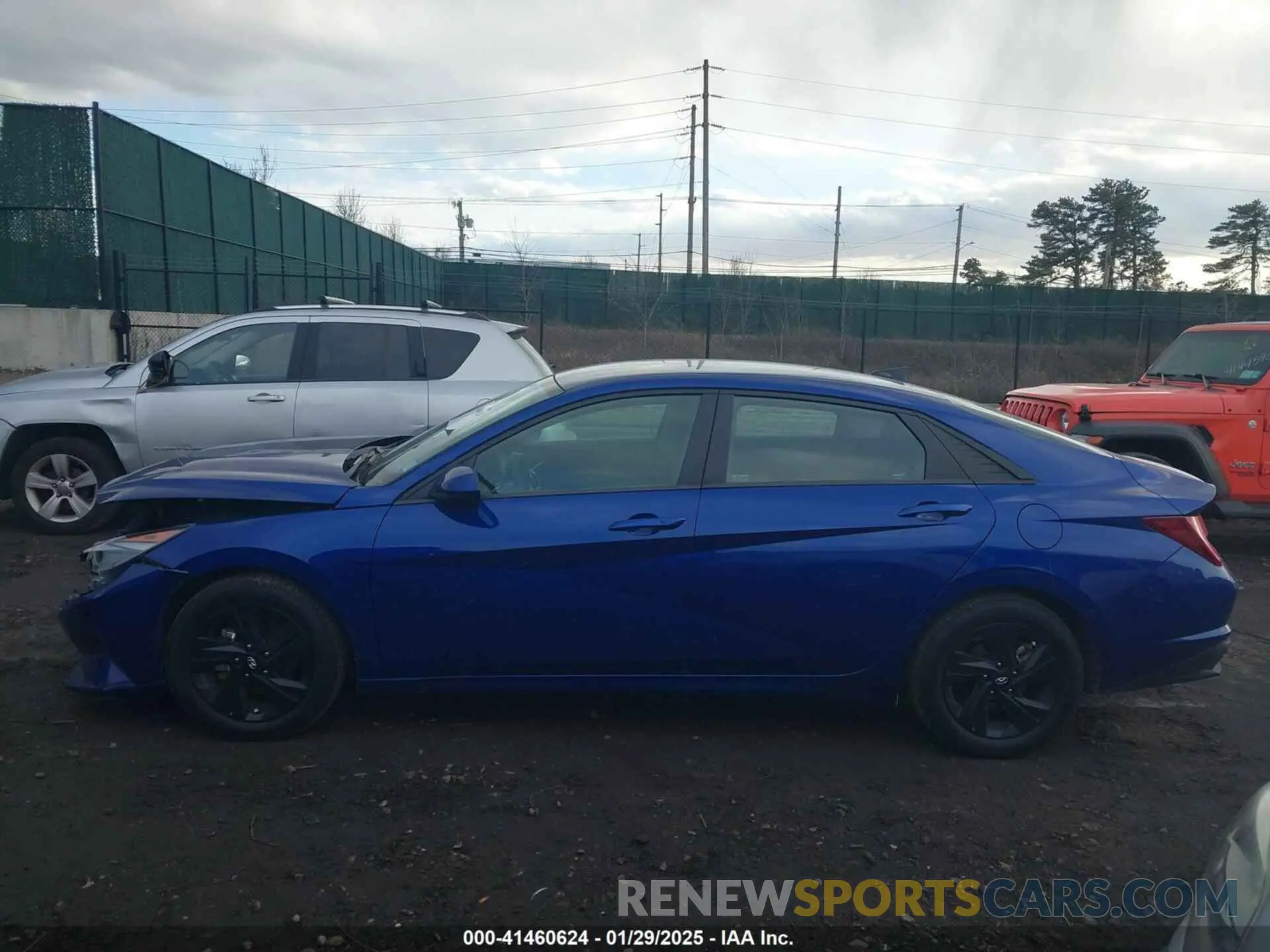 15 fotografías del automóvil dañado 5NPLM4AG8MH032708 HYUNDAI ELANTRA 2021