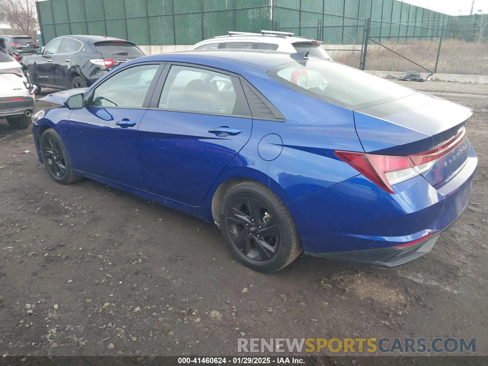 3 fotografías del automóvil dañado 5NPLM4AG8MH032708 HYUNDAI ELANTRA 2021