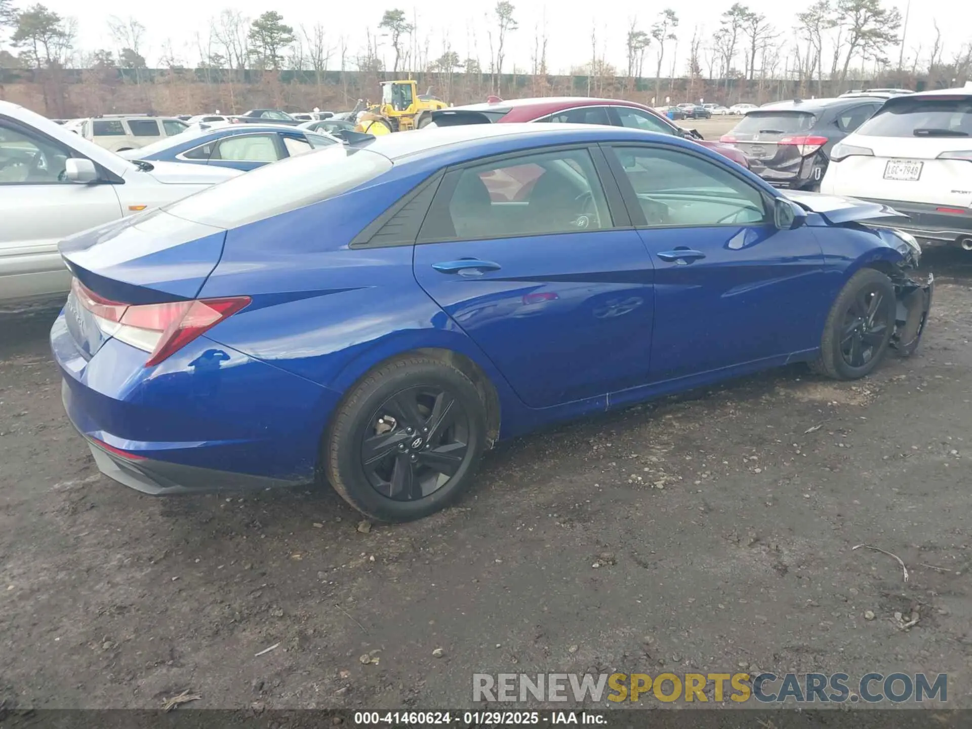 4 fotografías del automóvil dañado 5NPLM4AG8MH032708 HYUNDAI ELANTRA 2021