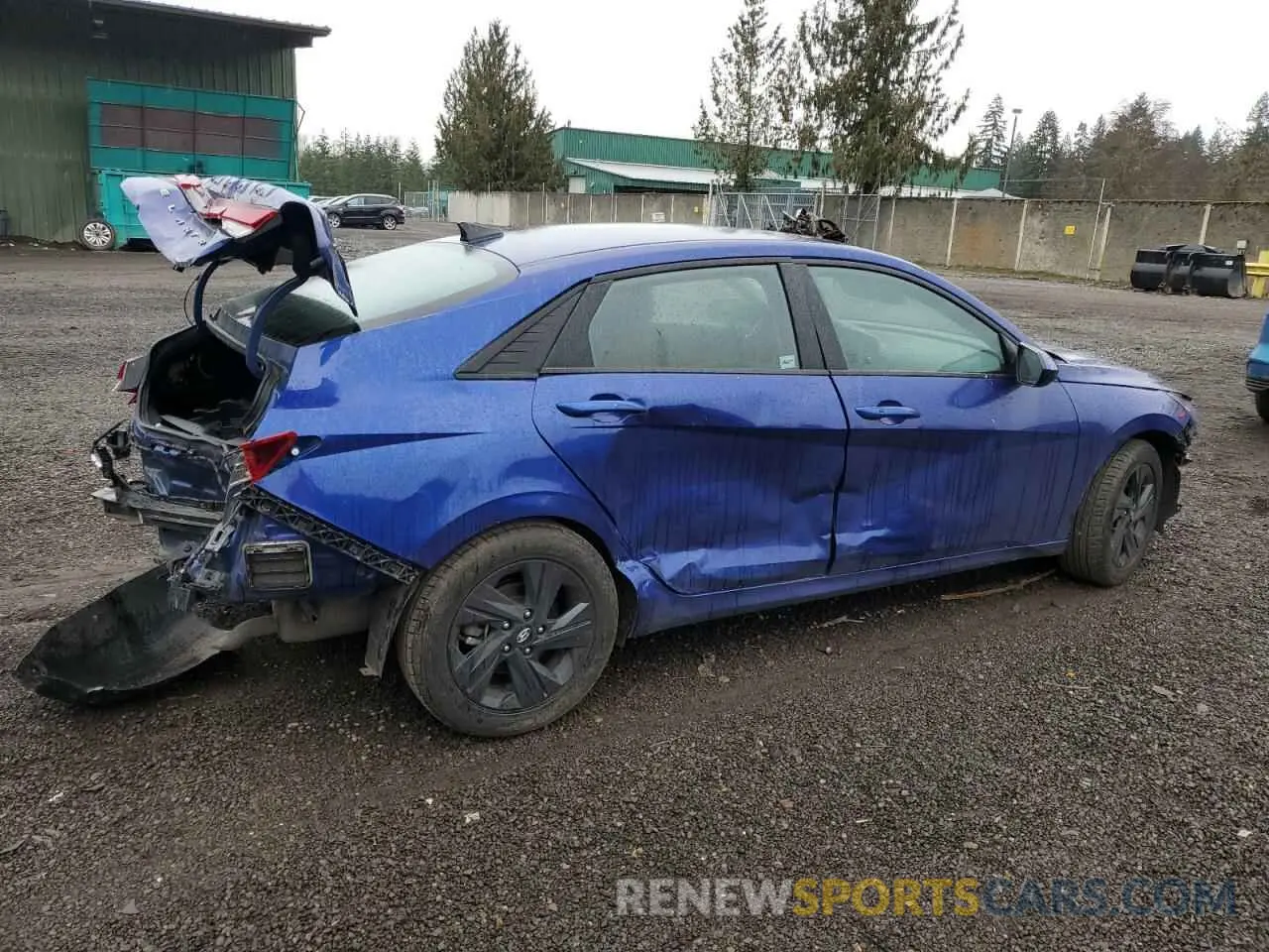 3 fotografías del automóvil dañado 5NPLM4AG8MH045345 HYUNDAI ELANTRA 2021
