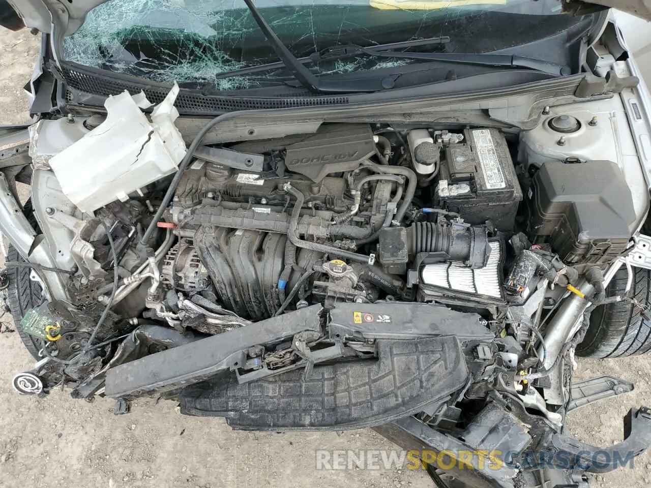 12 fotografías del automóvil dañado 5NPLM4AG9MH023192 HYUNDAI ELANTRA 2021