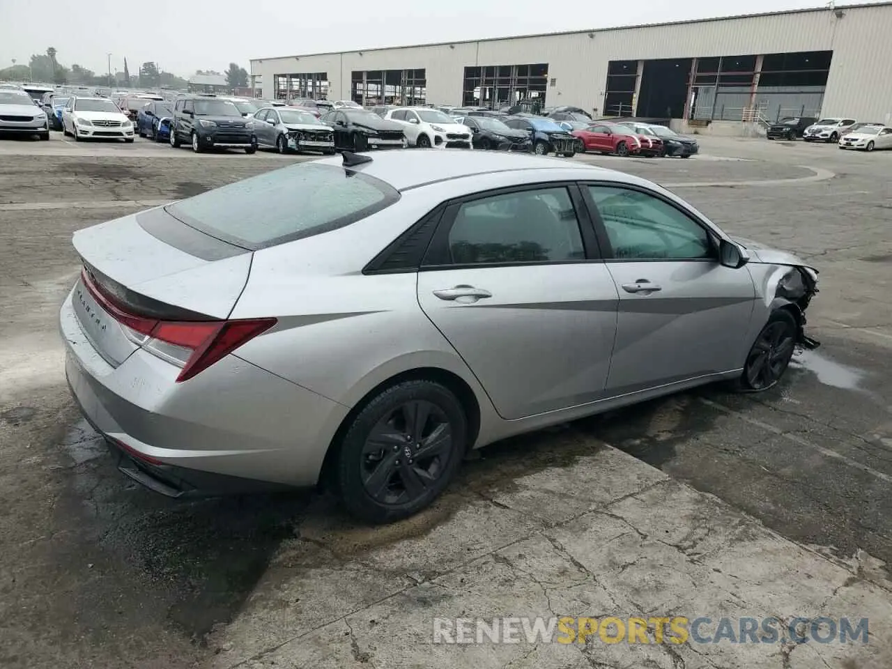 3 fotografías del automóvil dañado 5NPLM4AG9MH037044 HYUNDAI ELANTRA 2021