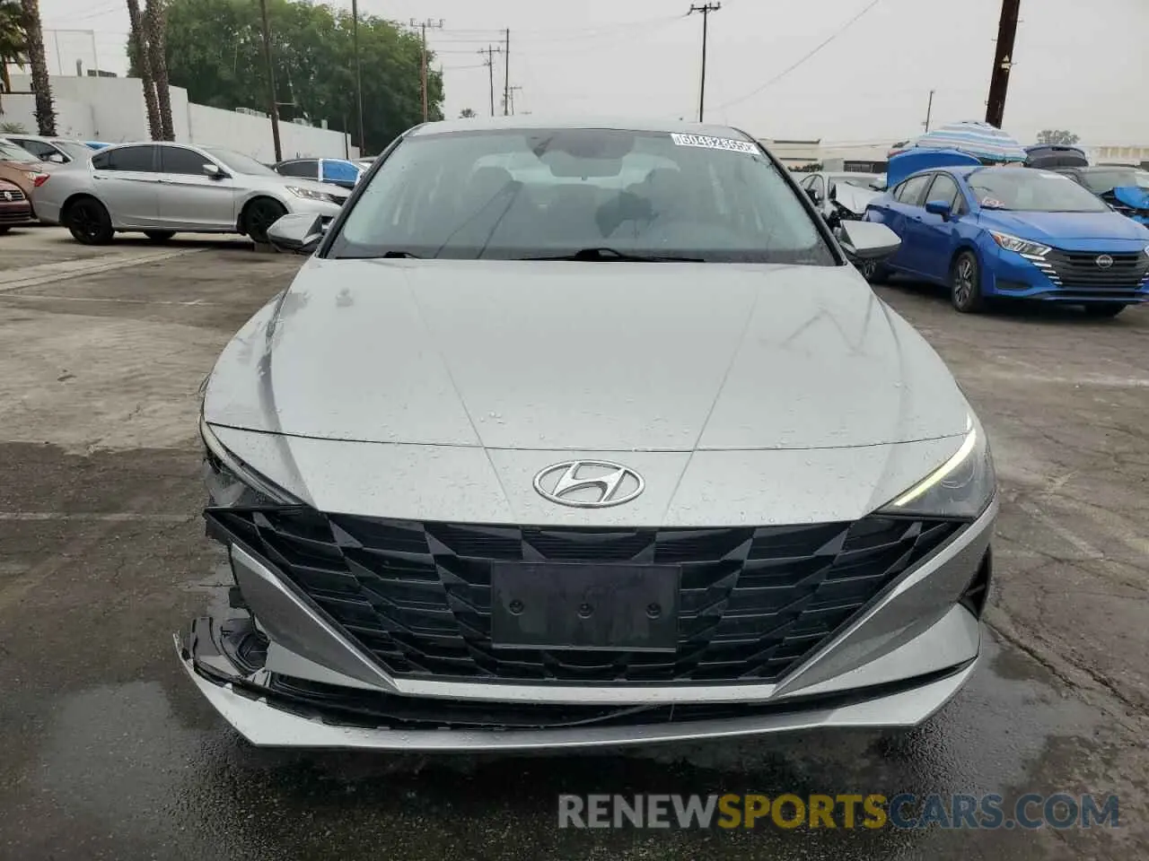5 fotografías del automóvil dañado 5NPLM4AG9MH037044 HYUNDAI ELANTRA 2021