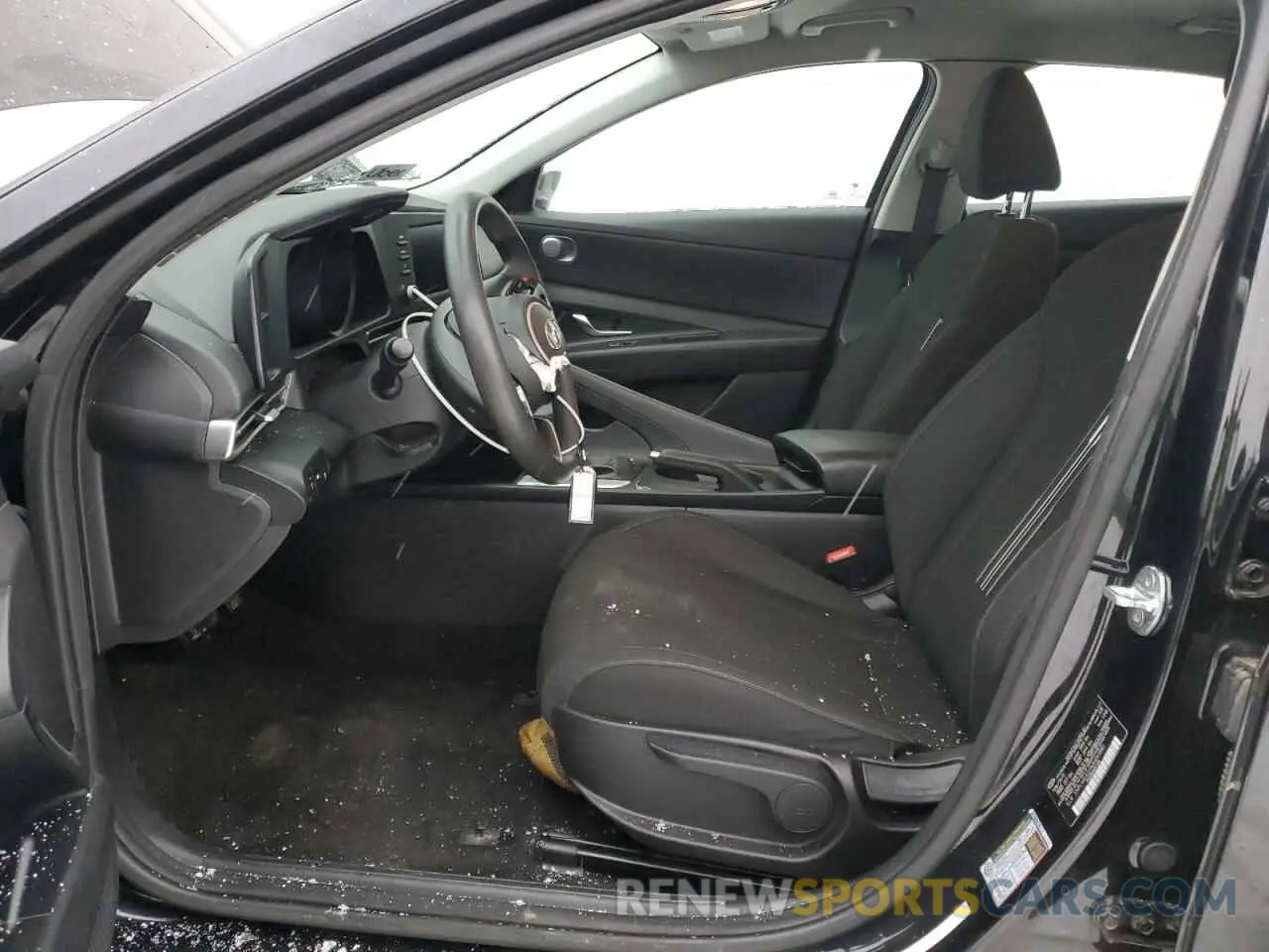 7 fotografías del automóvil dañado 5NPLM4AG9MH043880 HYUNDAI ELANTRA 2021