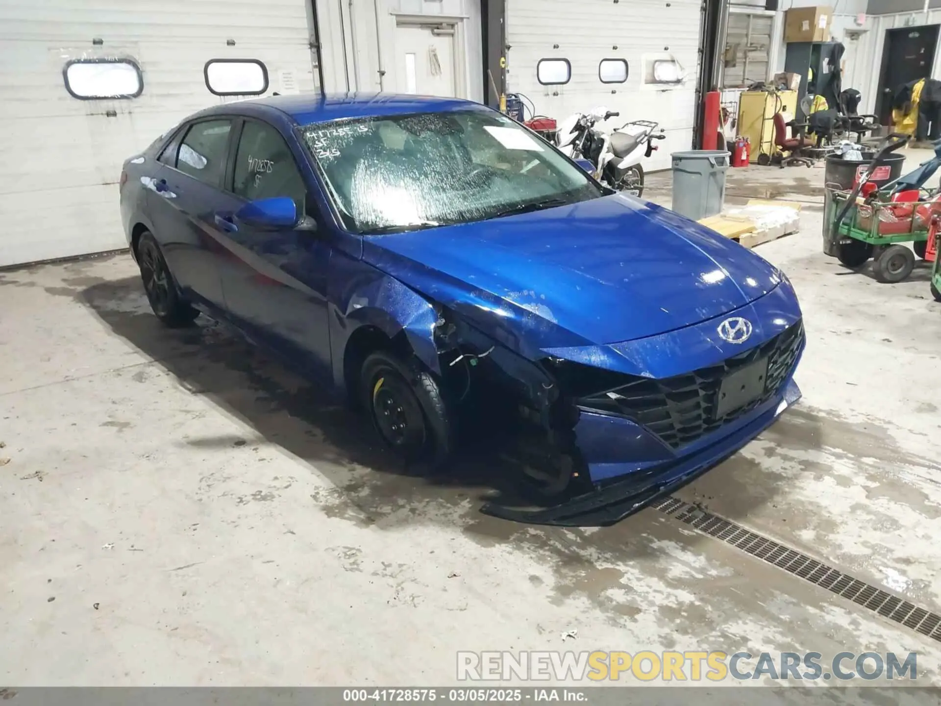 1 fotografías del automóvil dañado 5NPLM4AGXMH001184 HYUNDAI ELANTRA 2021
