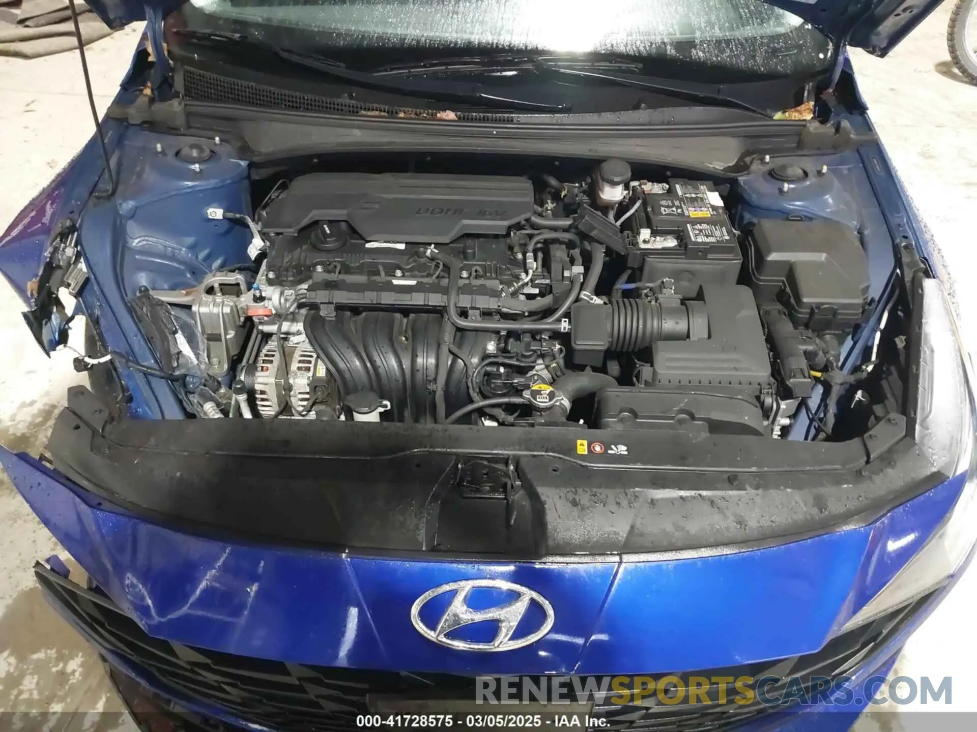 10 fotografías del automóvil dañado 5NPLM4AGXMH001184 HYUNDAI ELANTRA 2021