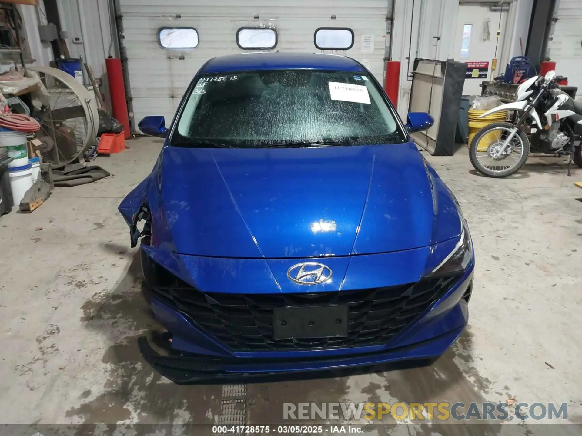 13 fotografías del automóvil dañado 5NPLM4AGXMH001184 HYUNDAI ELANTRA 2021