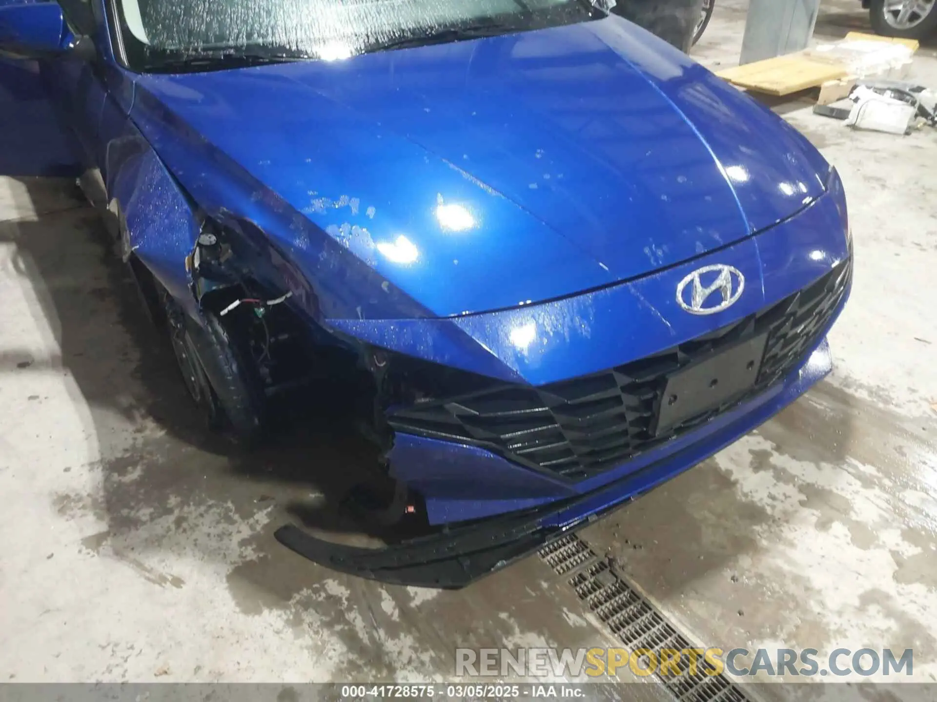 18 fotografías del automóvil dañado 5NPLM4AGXMH001184 HYUNDAI ELANTRA 2021