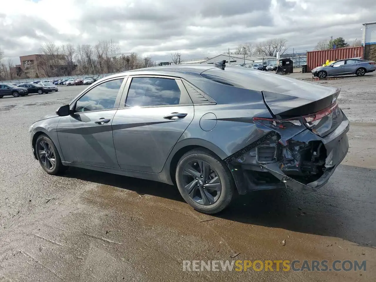 2 fotografías del automóvil dañado 5NPLM4AGXMH003520 HYUNDAI ELANTRA 2021