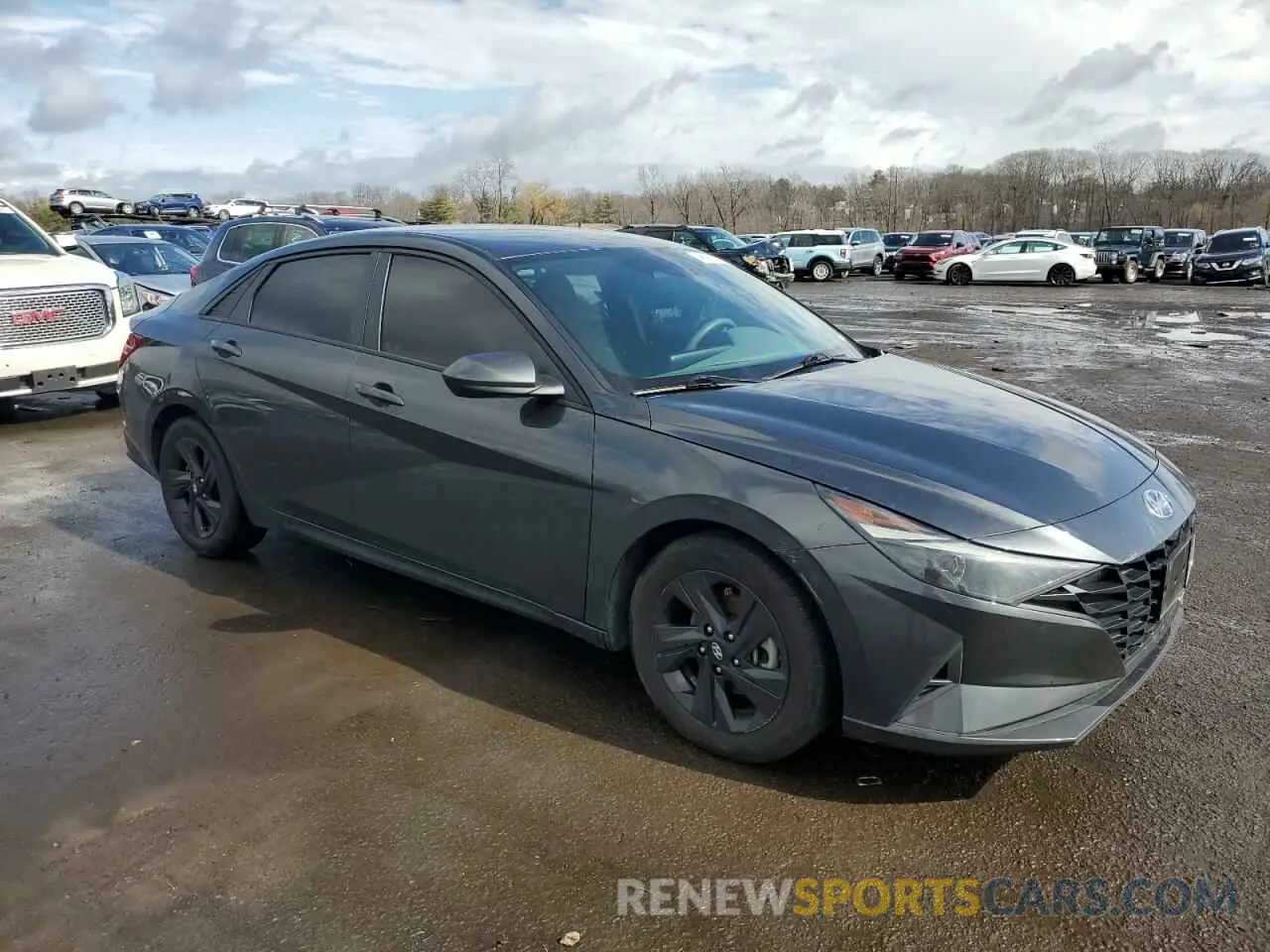 4 fotografías del automóvil dañado 5NPLM4AGXMH003520 HYUNDAI ELANTRA 2021