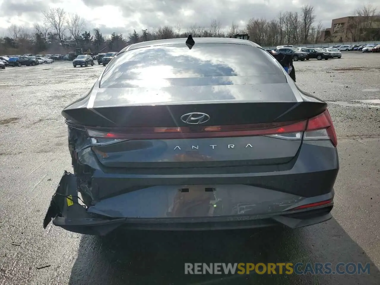 6 fotografías del automóvil dañado 5NPLM4AGXMH003520 HYUNDAI ELANTRA 2021