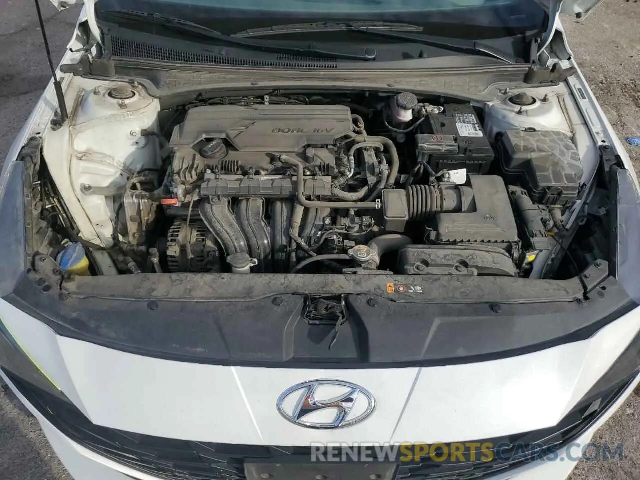 11 fotografías del automóvil dañado 5NPLM4AGXMH004408 HYUNDAI ELANTRA 2021