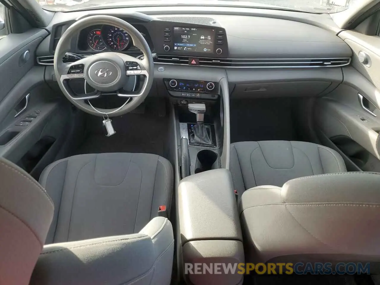 8 fotografías del automóvil dañado 5NPLM4AGXMH004408 HYUNDAI ELANTRA 2021