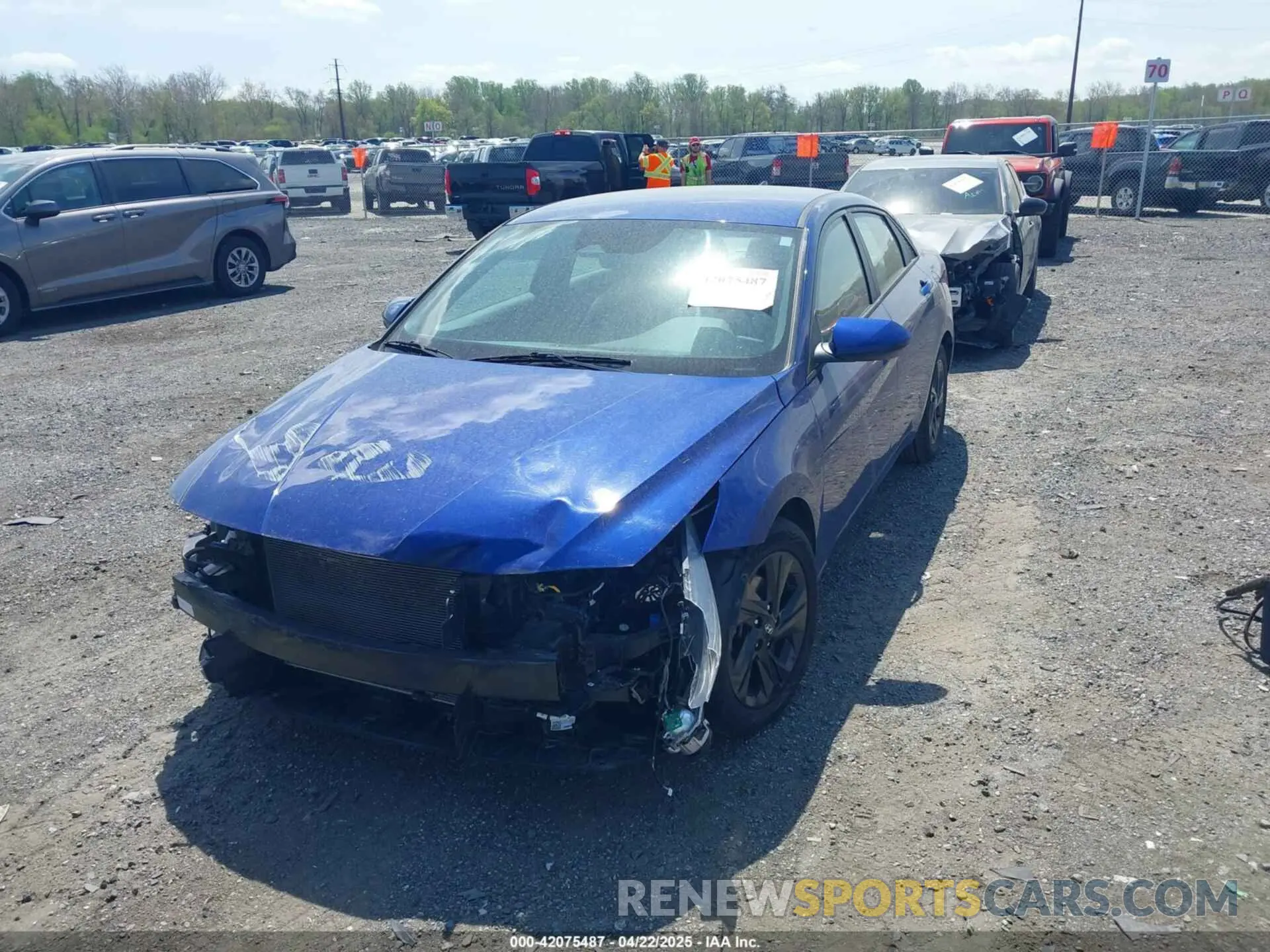 12 fotografías del automóvil dañado 5NPLM4AGXMH011858 HYUNDAI ELANTRA 2021
