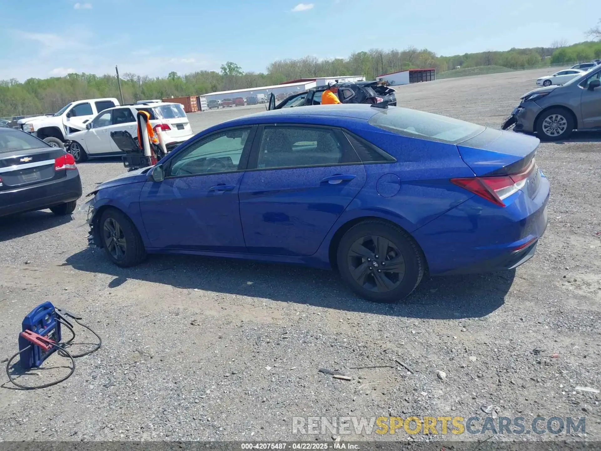 14 fotografías del automóvil dañado 5NPLM4AGXMH011858 HYUNDAI ELANTRA 2021