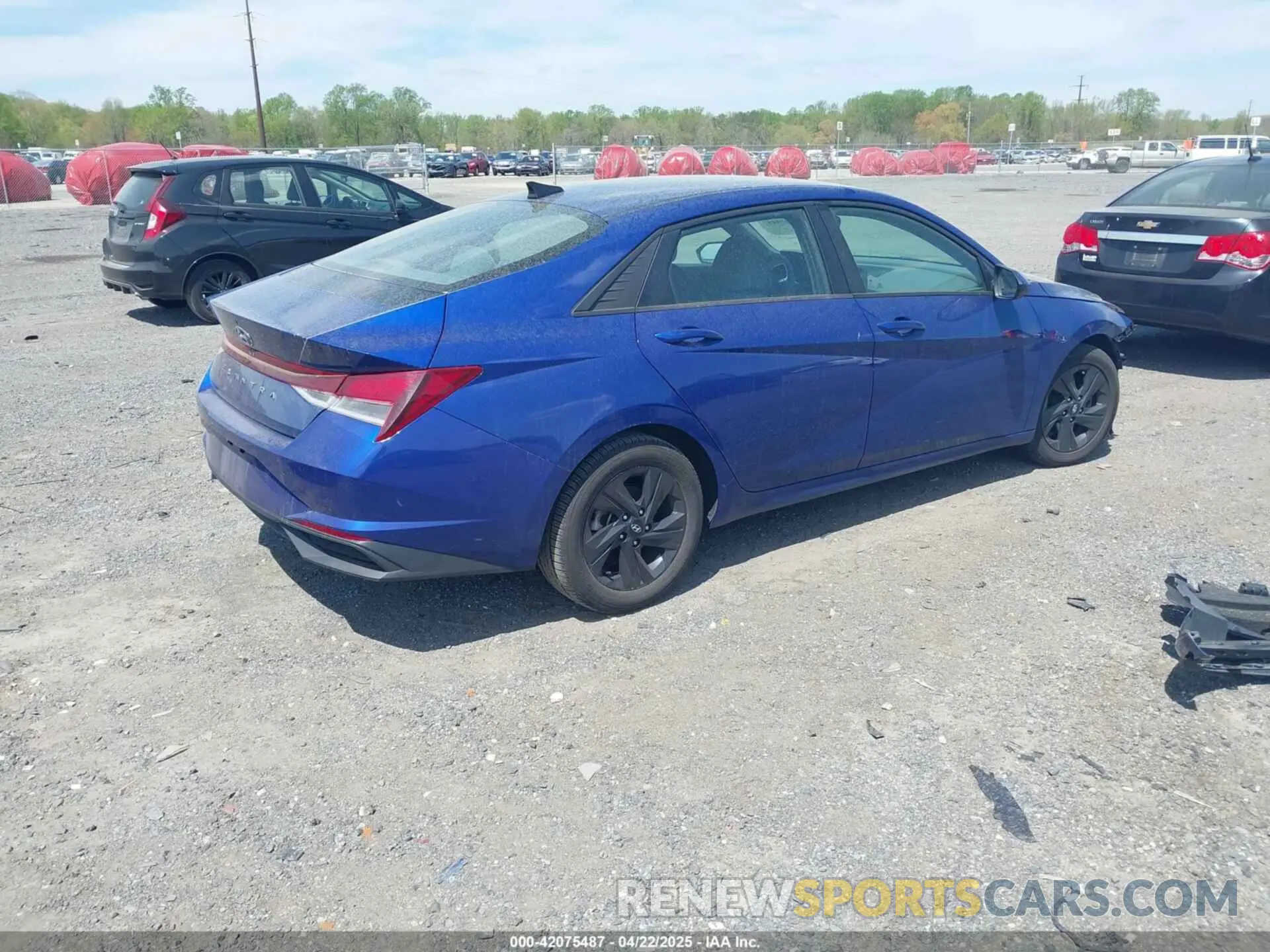 4 fotografías del automóvil dañado 5NPLM4AGXMH011858 HYUNDAI ELANTRA 2021