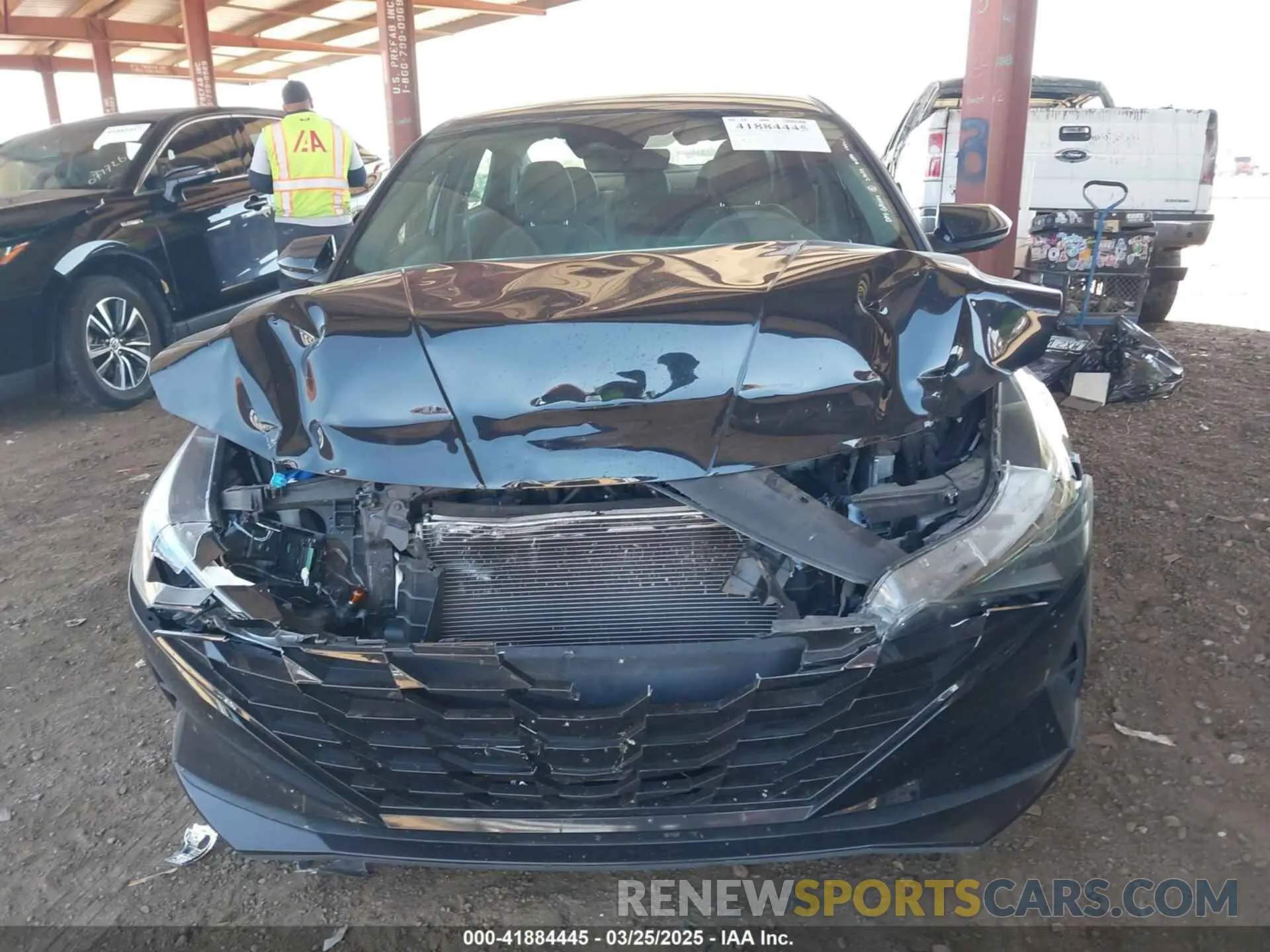 12 fotografías del automóvil dañado 5NPLM4AGXMH031334 HYUNDAI ELANTRA 2021